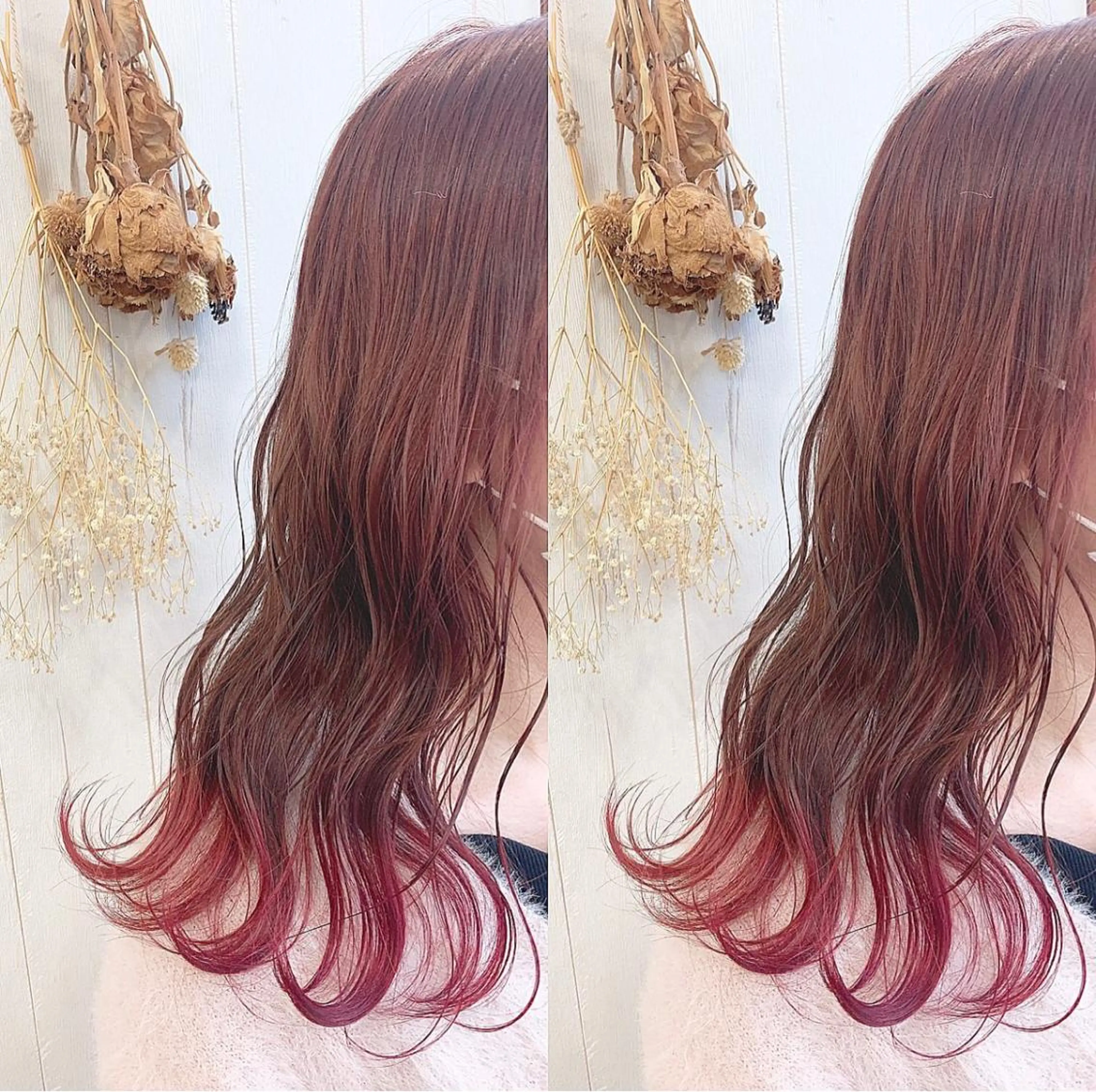 ❤︎外ハネ相性◎ 毛先カラー❤︎ ケアブリーチ🌈割引🌈の写真