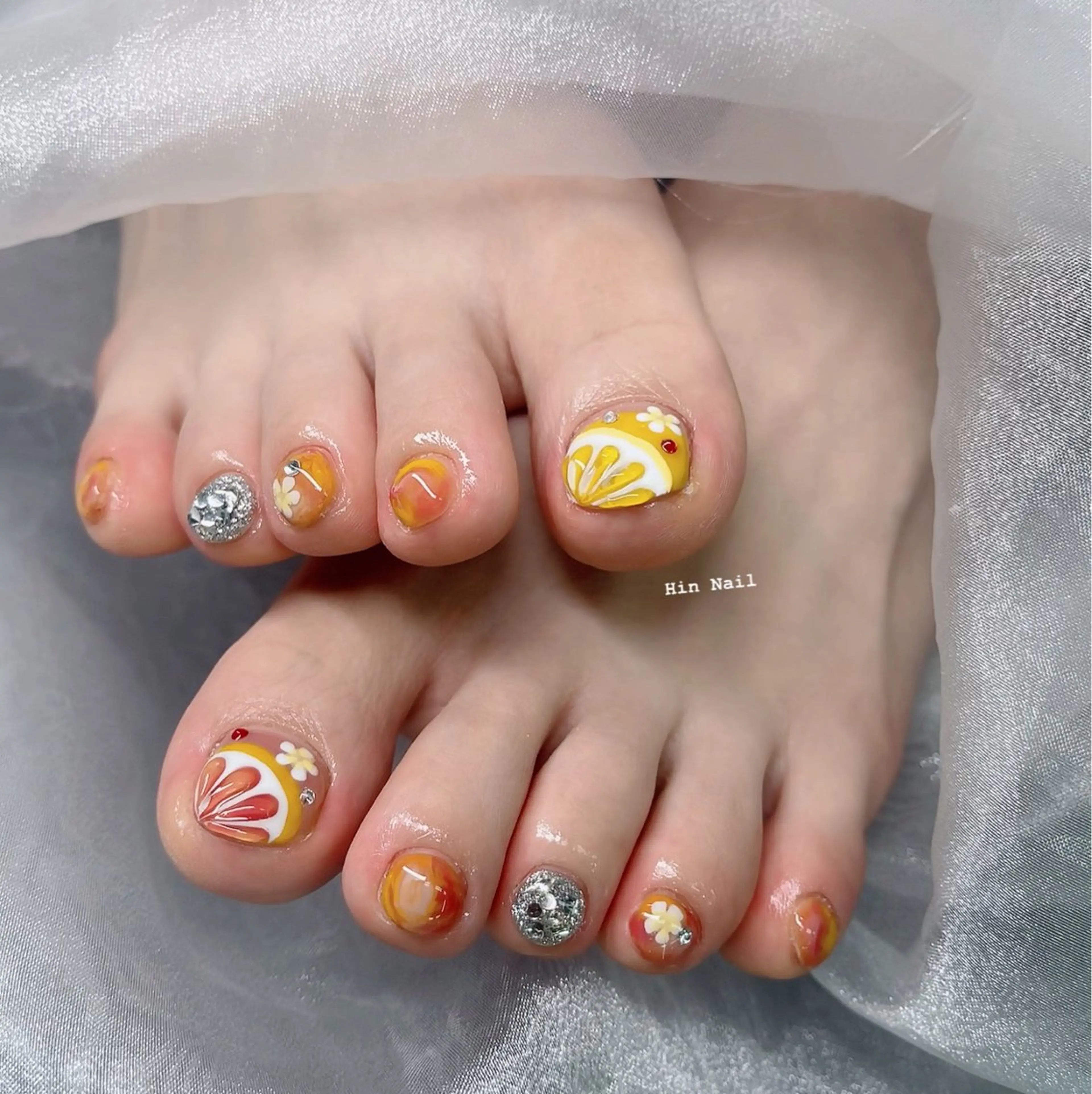 ネイル アートネイル フットネイル HIN NAILのネイルデザイン