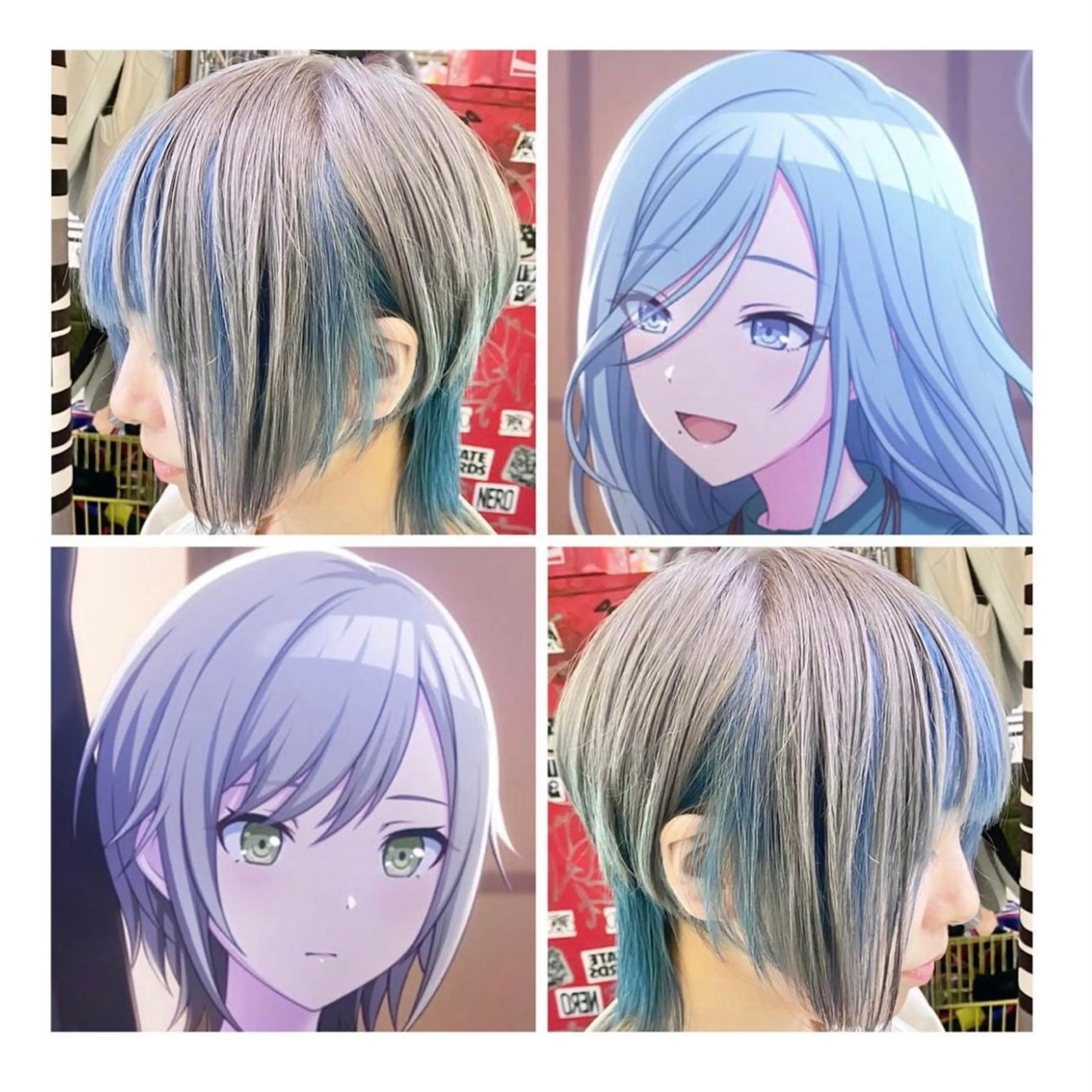 ショート カラー ブリーチ ヘアカラー GARU-ガル-所属・TSUNO🦖 派手髪/オタク美容師のヘアスタイル