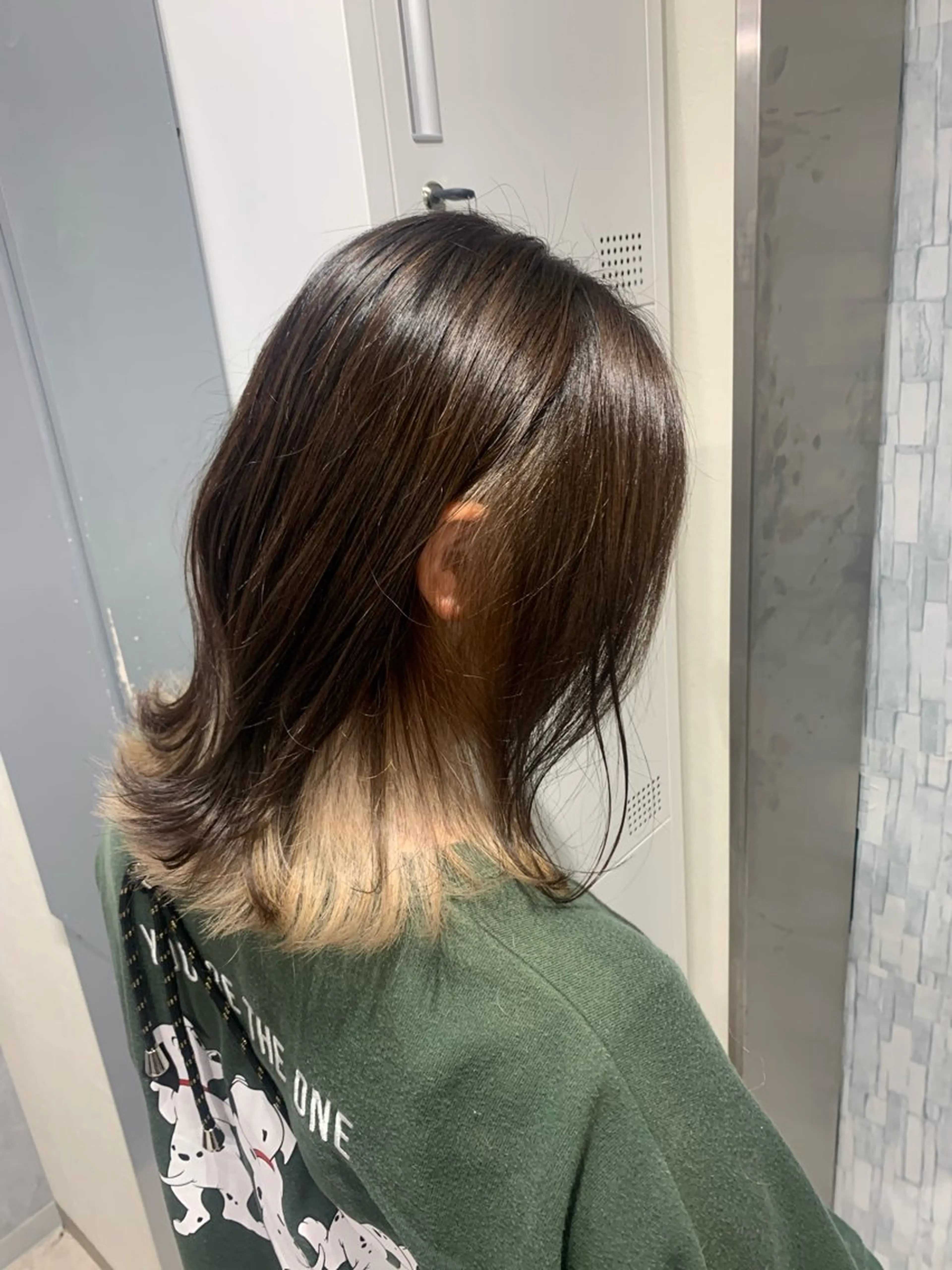 ミディアム ヘアカラー トリートメント 池袋/ダブルカラー GLADGE🩵のヘアスタイル