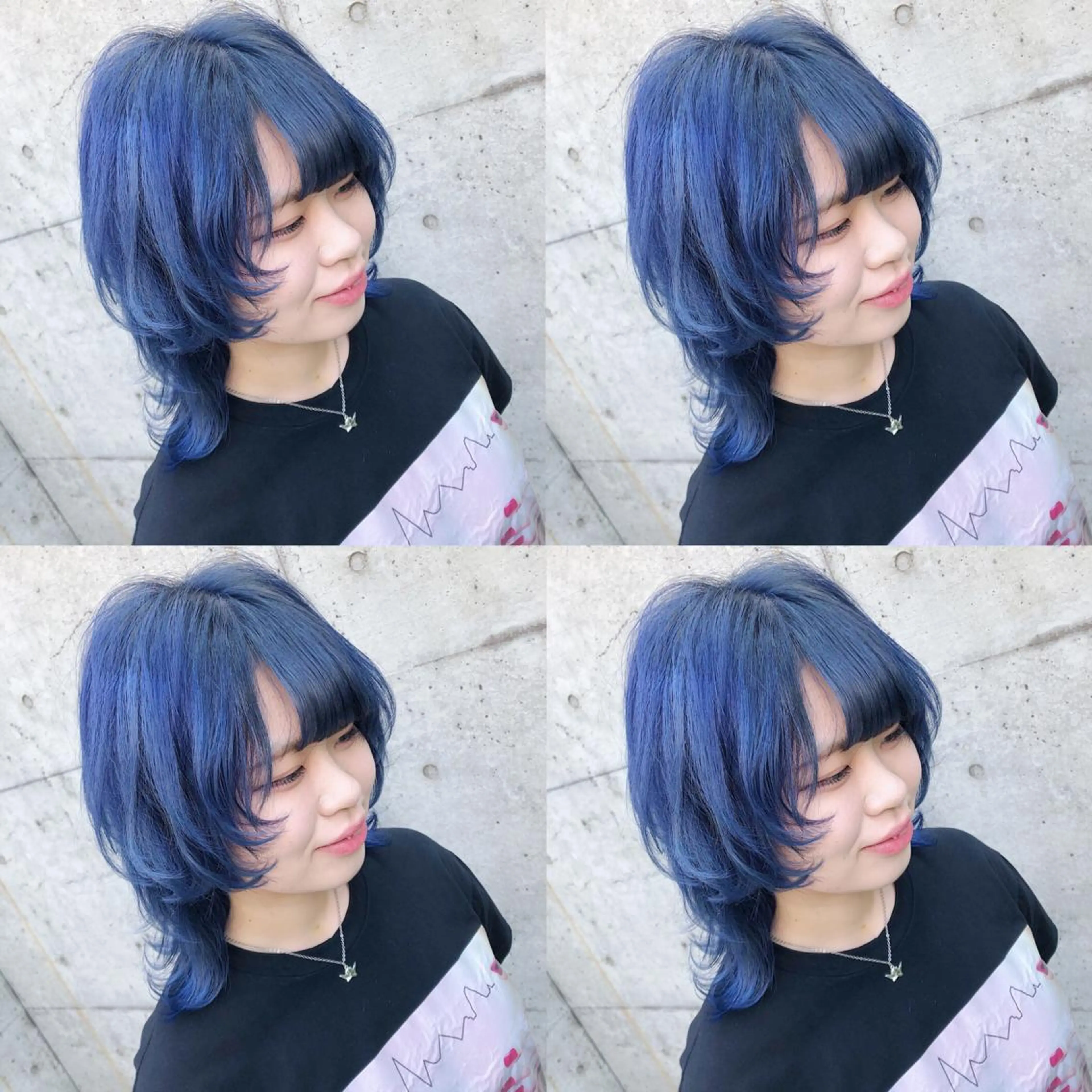 ミディアム カラー ヘアアレンジ メンズ キッズ ヘアカラー 💟Chloe原宿店 🩶ハイトーンのヘアスタイル