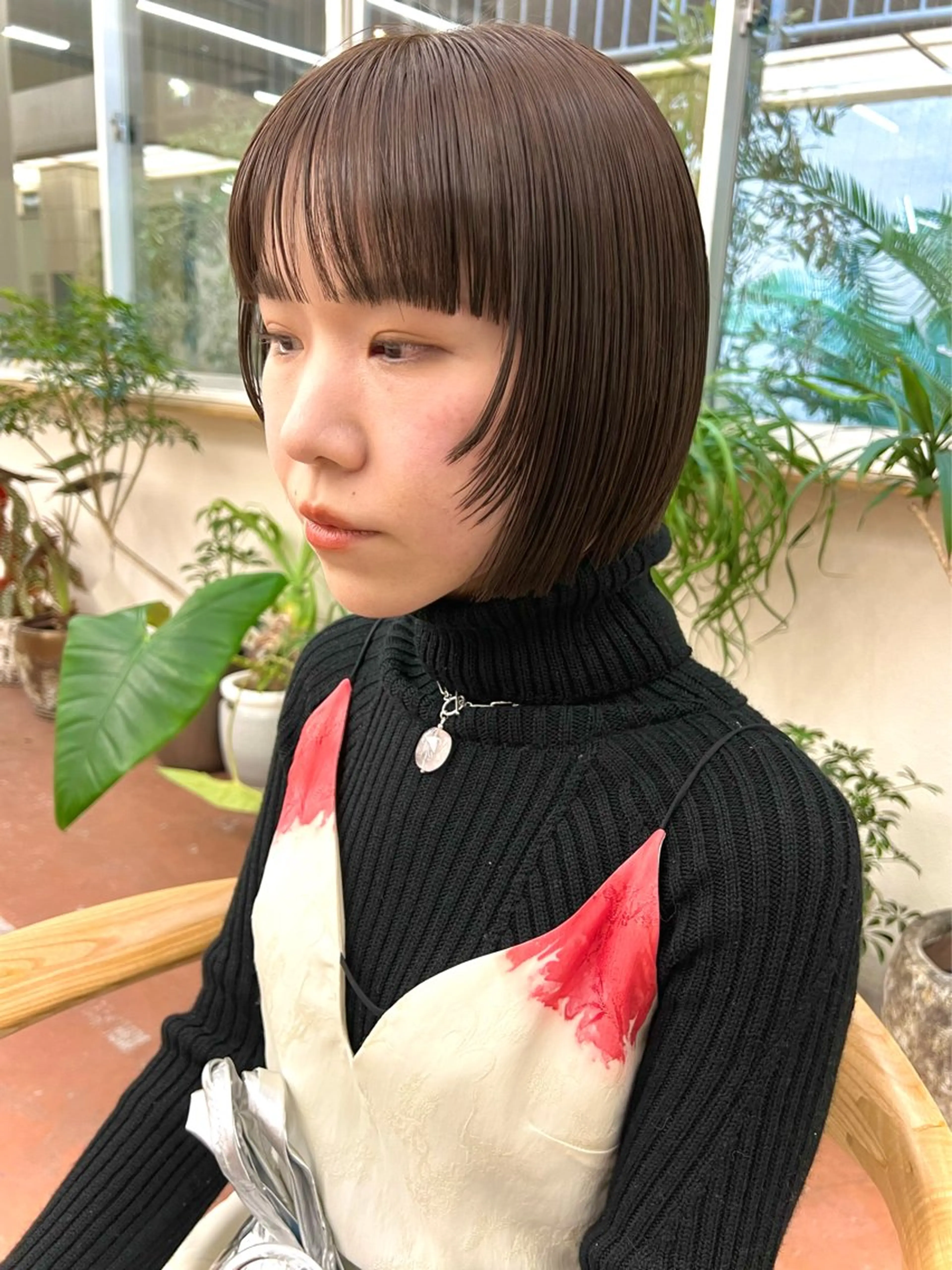 ショート カラー カット 矢場町/栄/上前津/ 佐藤祐希のヘアスタイル