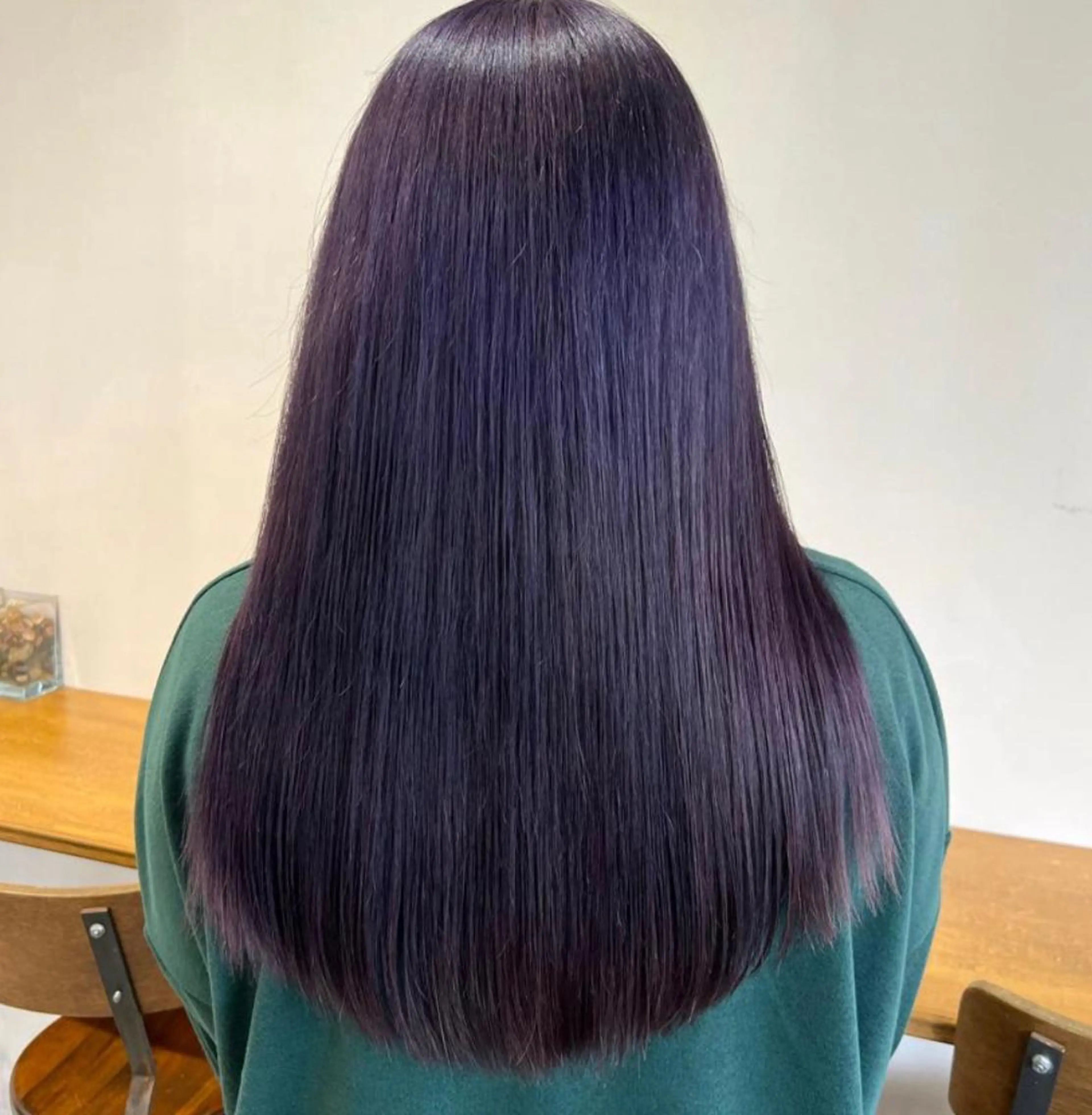 セミロング カラー ヘアアレンジ ラベンダーカラー ピンクカラー ピンクラベンダー ヘアカラー トリートメント 金子 廉のヘアスタイル