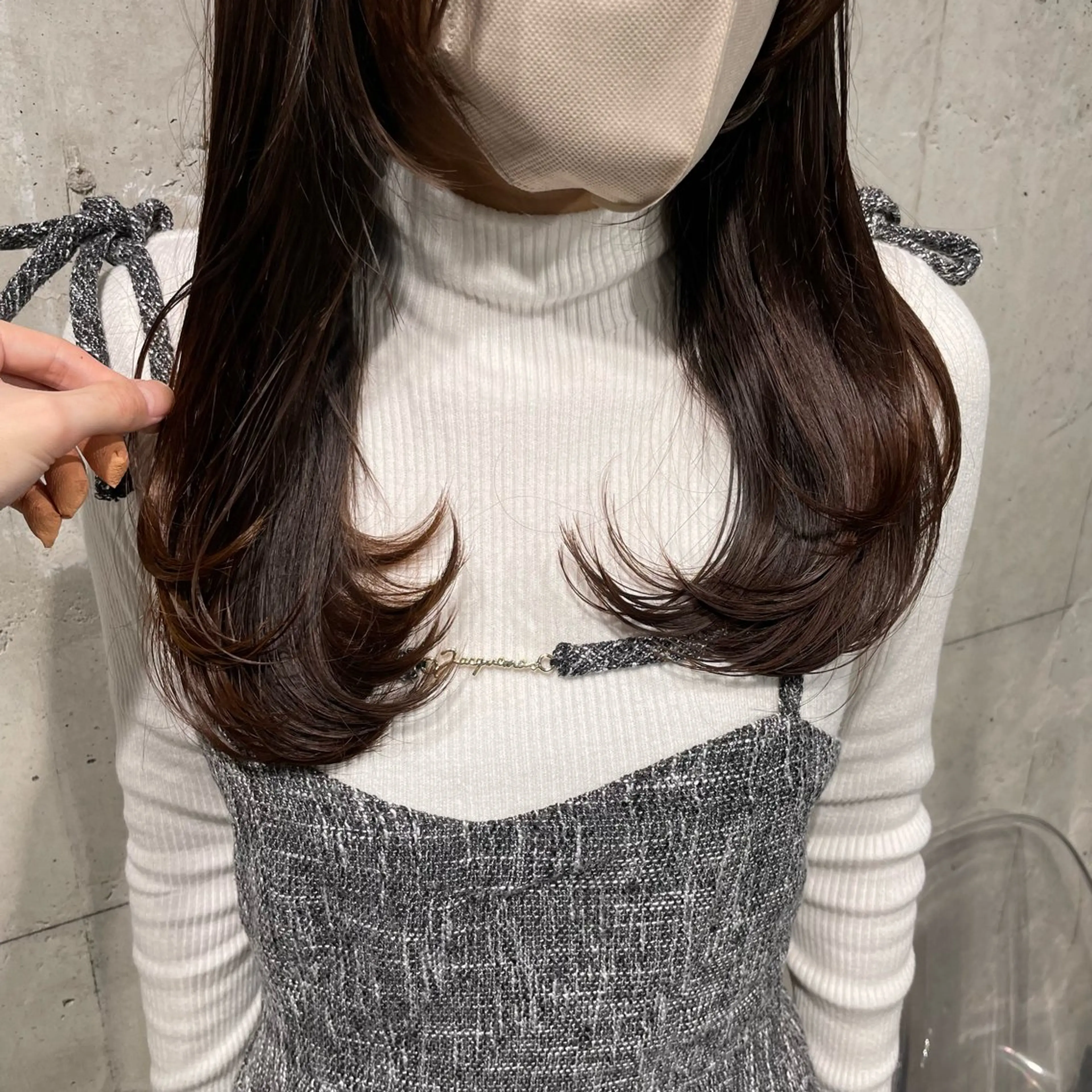 セミロング 💎髪質改善縮毛矯正 SHU💎のヘアスタイル