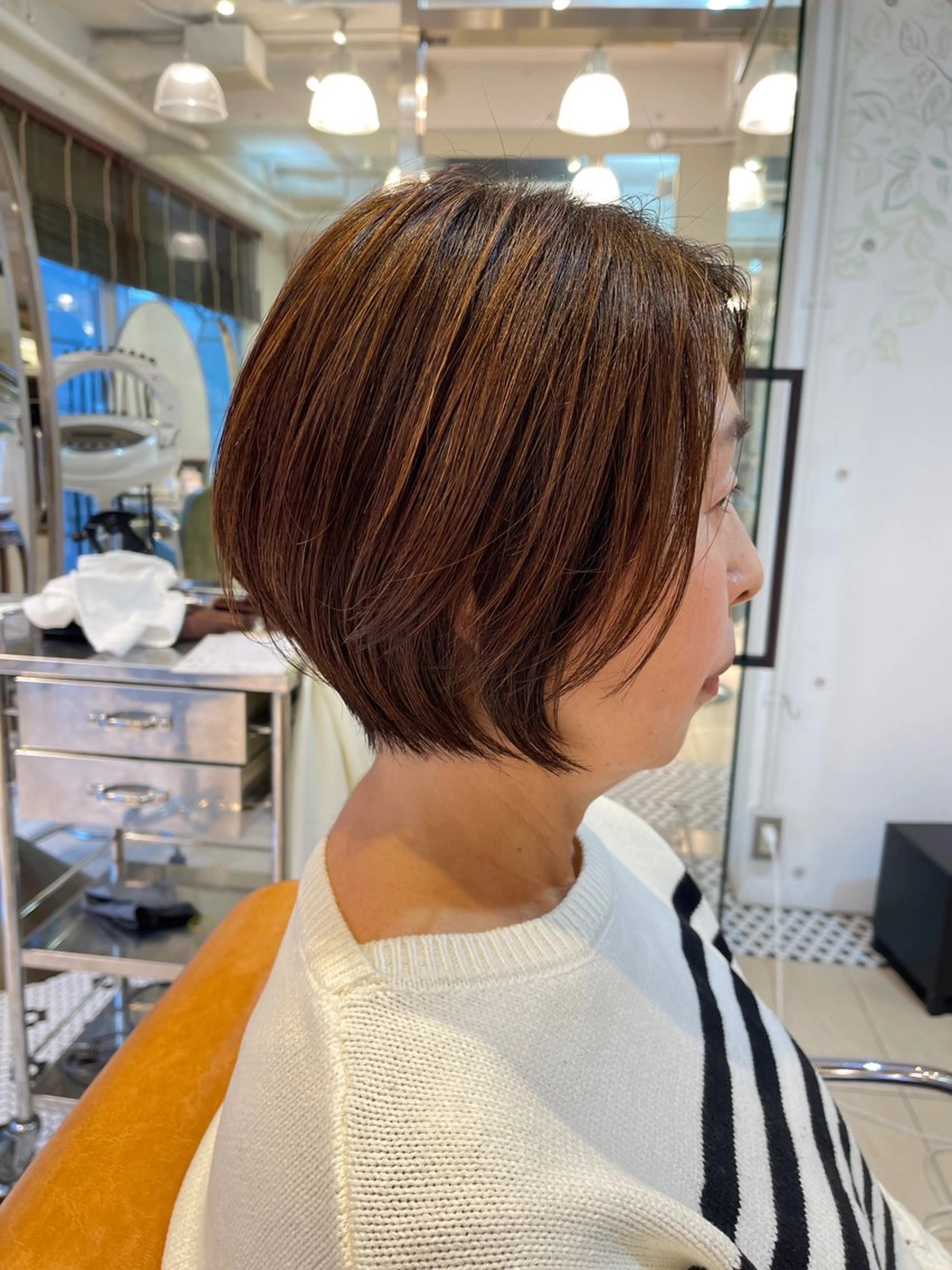 ショート カット ヘアカラー トリートメント ショート／ボブ／ クセ毛特化／越野雄大のヘアスタイル