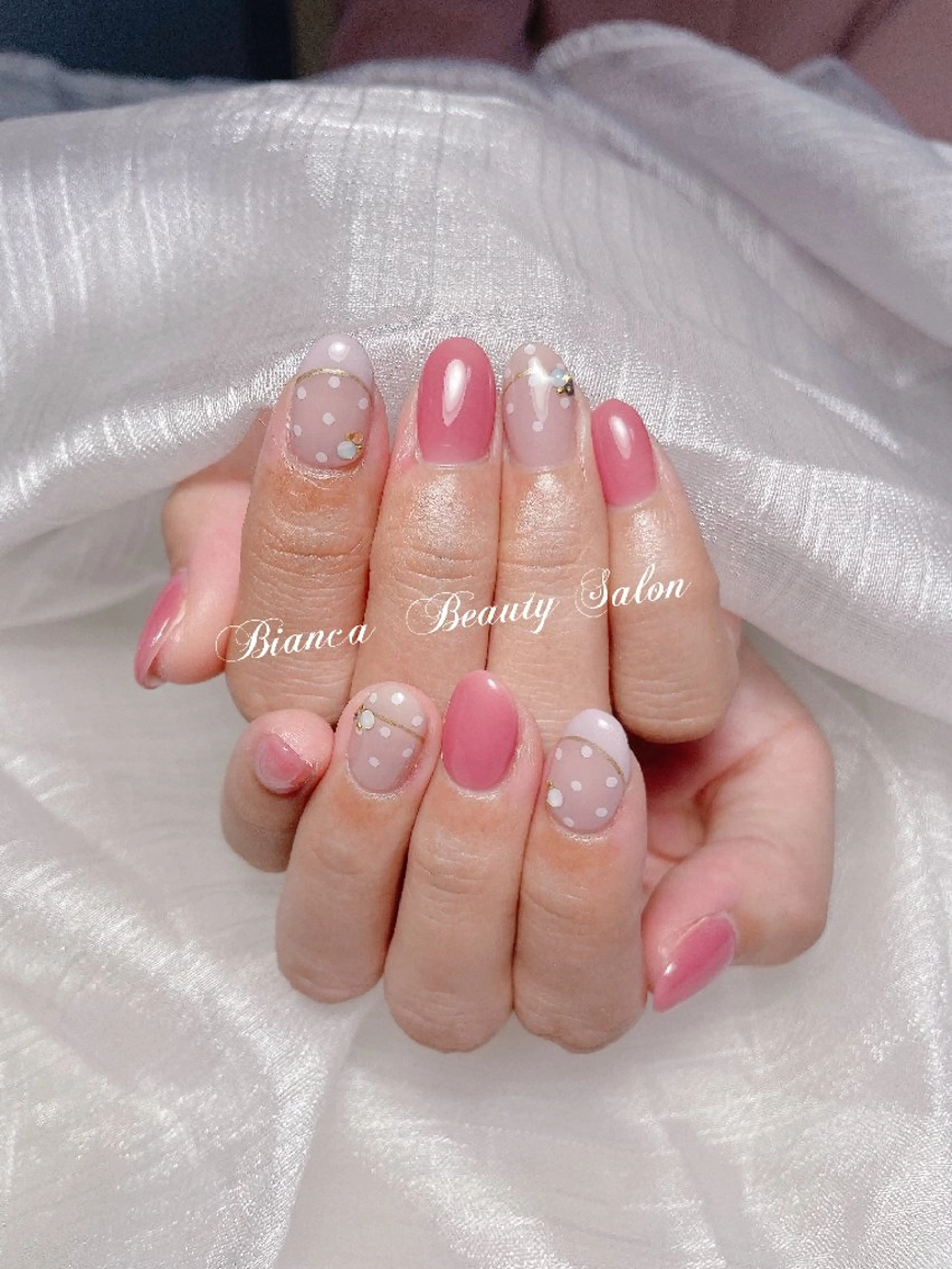 ネイル ハンドネイル ハンドケア Bianca 大山のネイルデザイン