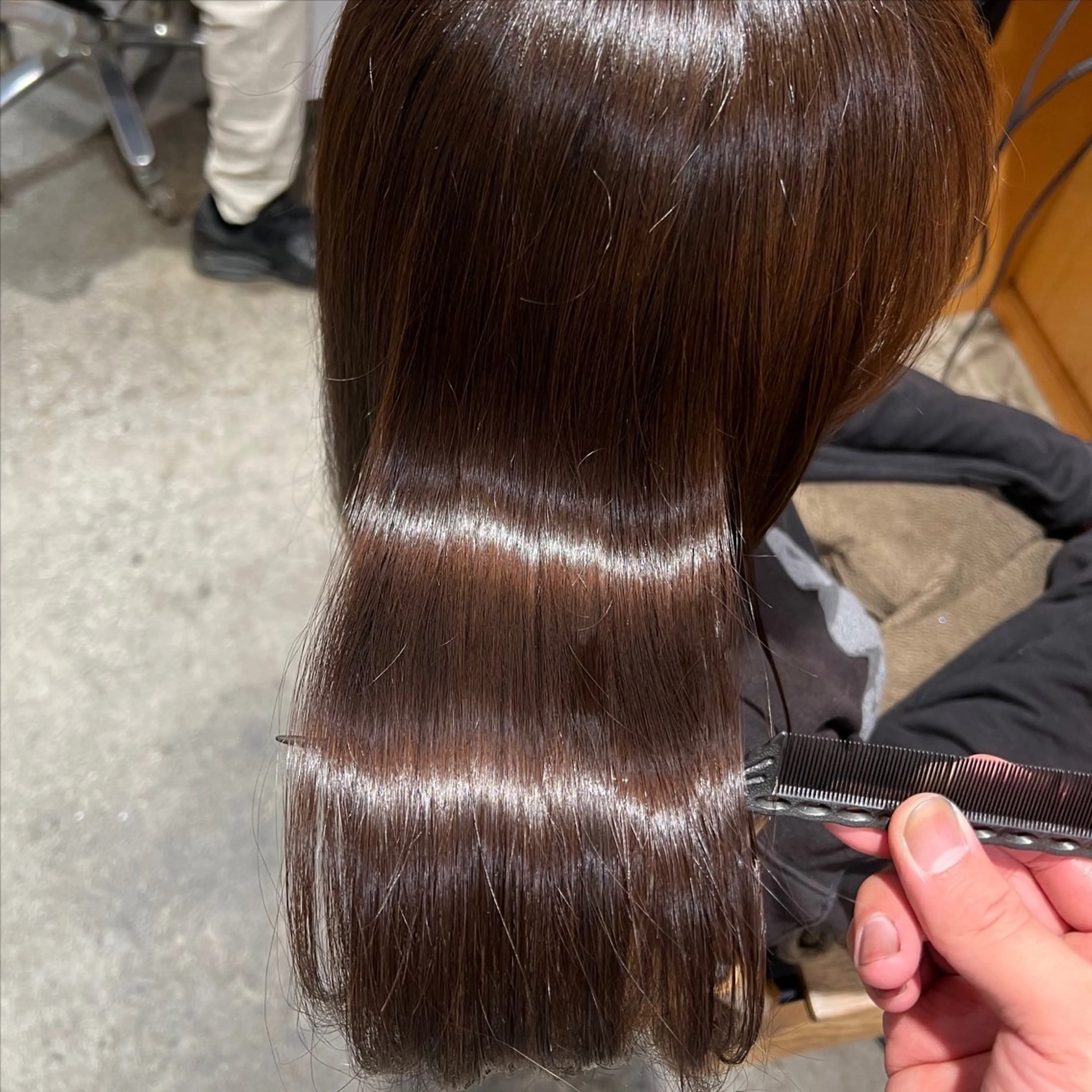 セミロング カット ヘアカラー トリートメント ✨艶髪✨ 透明感カラー　Rinのヘアスタイル