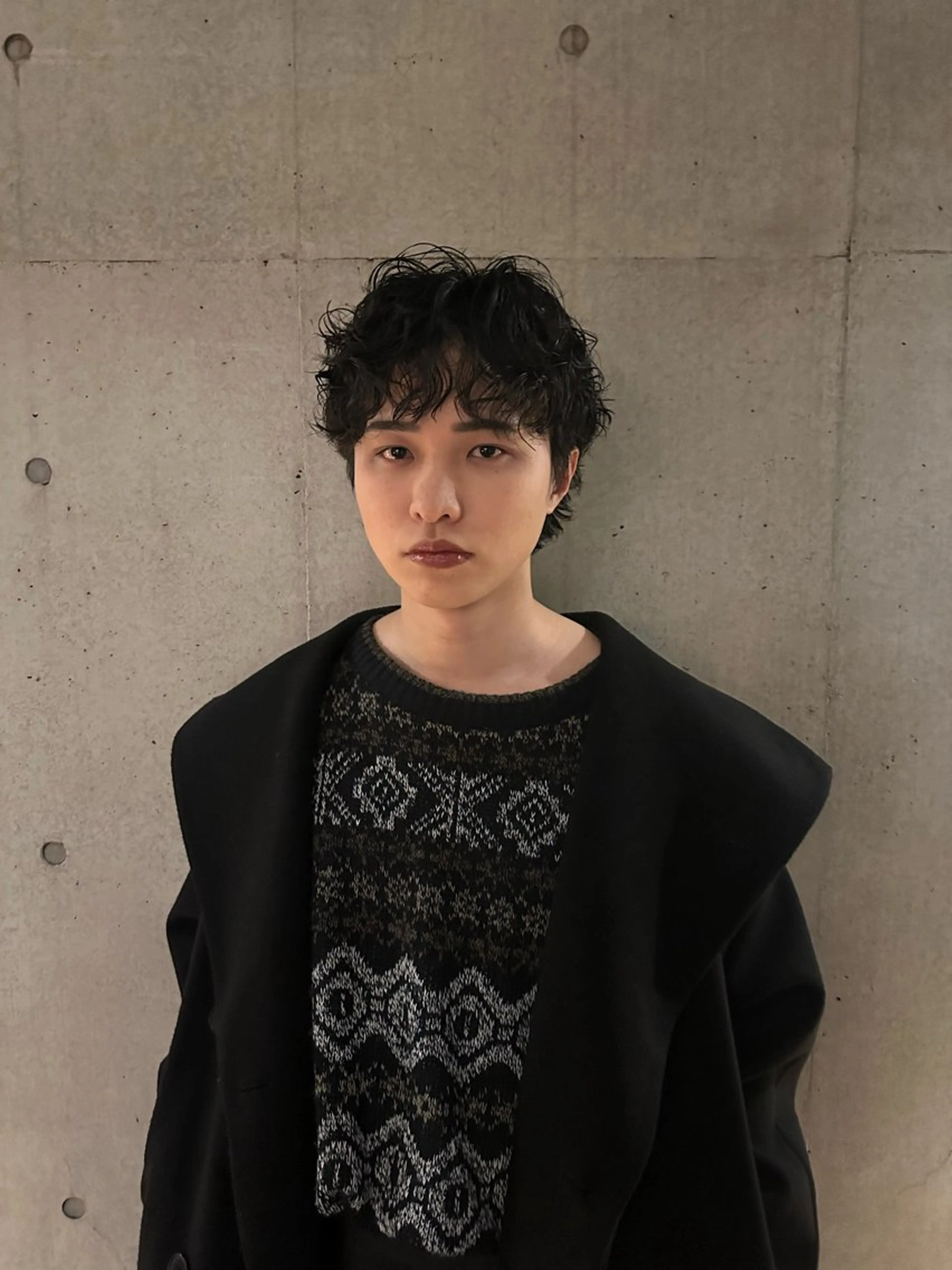 パーマ メンズ カット パーマ 似合わせカット /パーマ岡本淳平のヘアスタイル