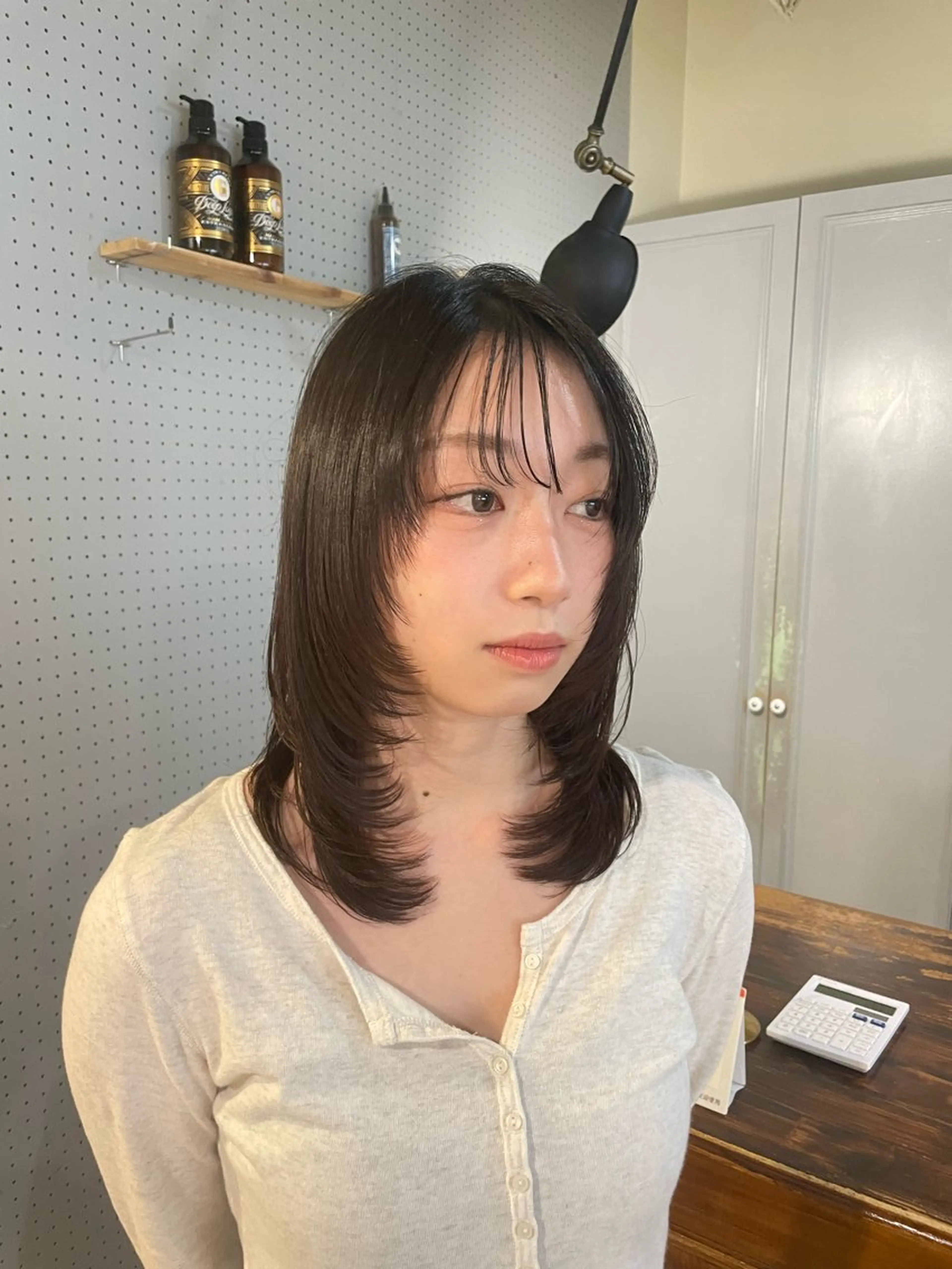 ミディアム カラー カット ヘアカラー 🤩噂のMr.髪ポジ ティブ®️yu🤩のヘアスタイル