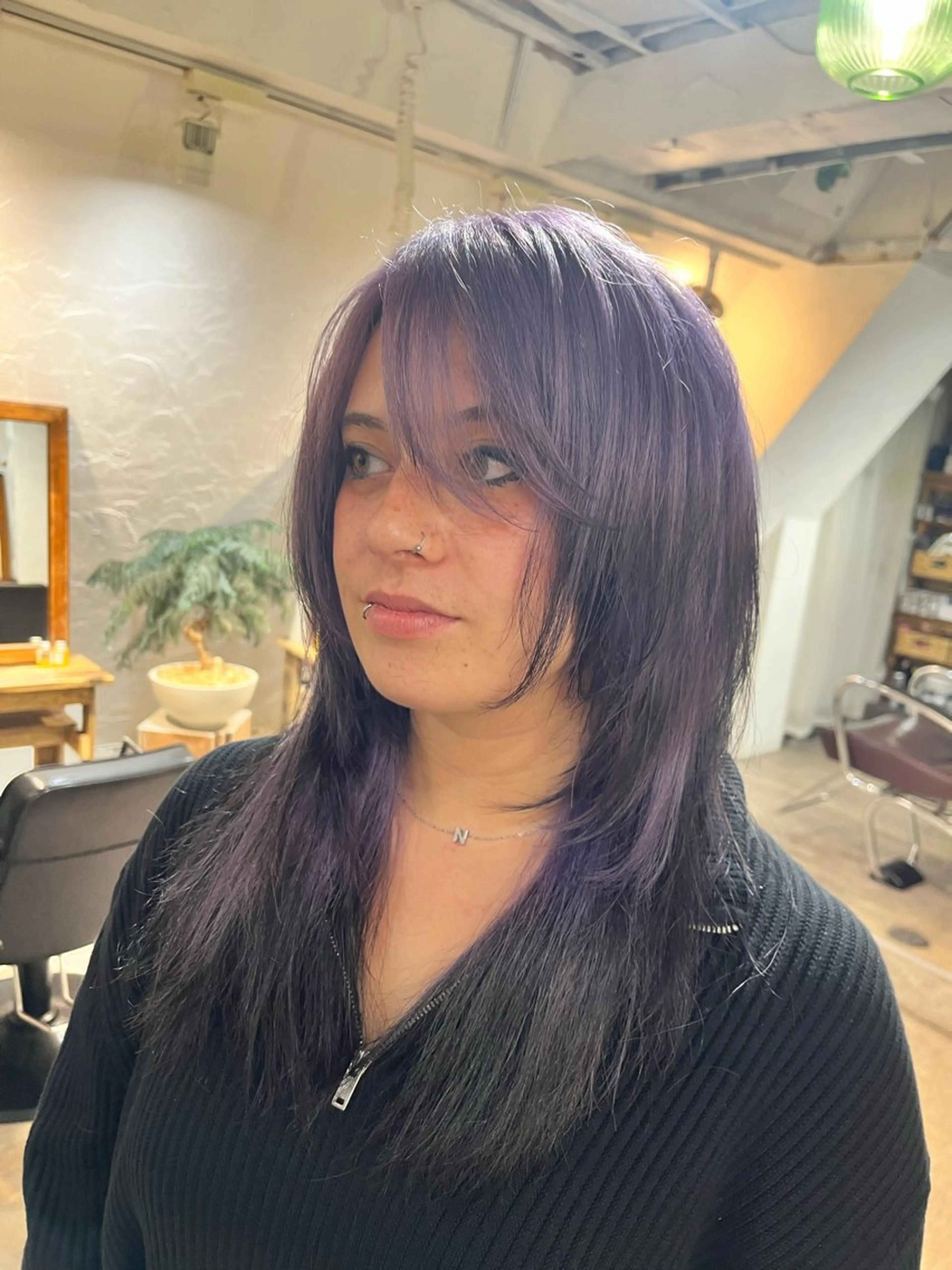 セミロング カラー ヘアカラー トリートメント 新宿デザインカット 👶RENAのヘアスタイル