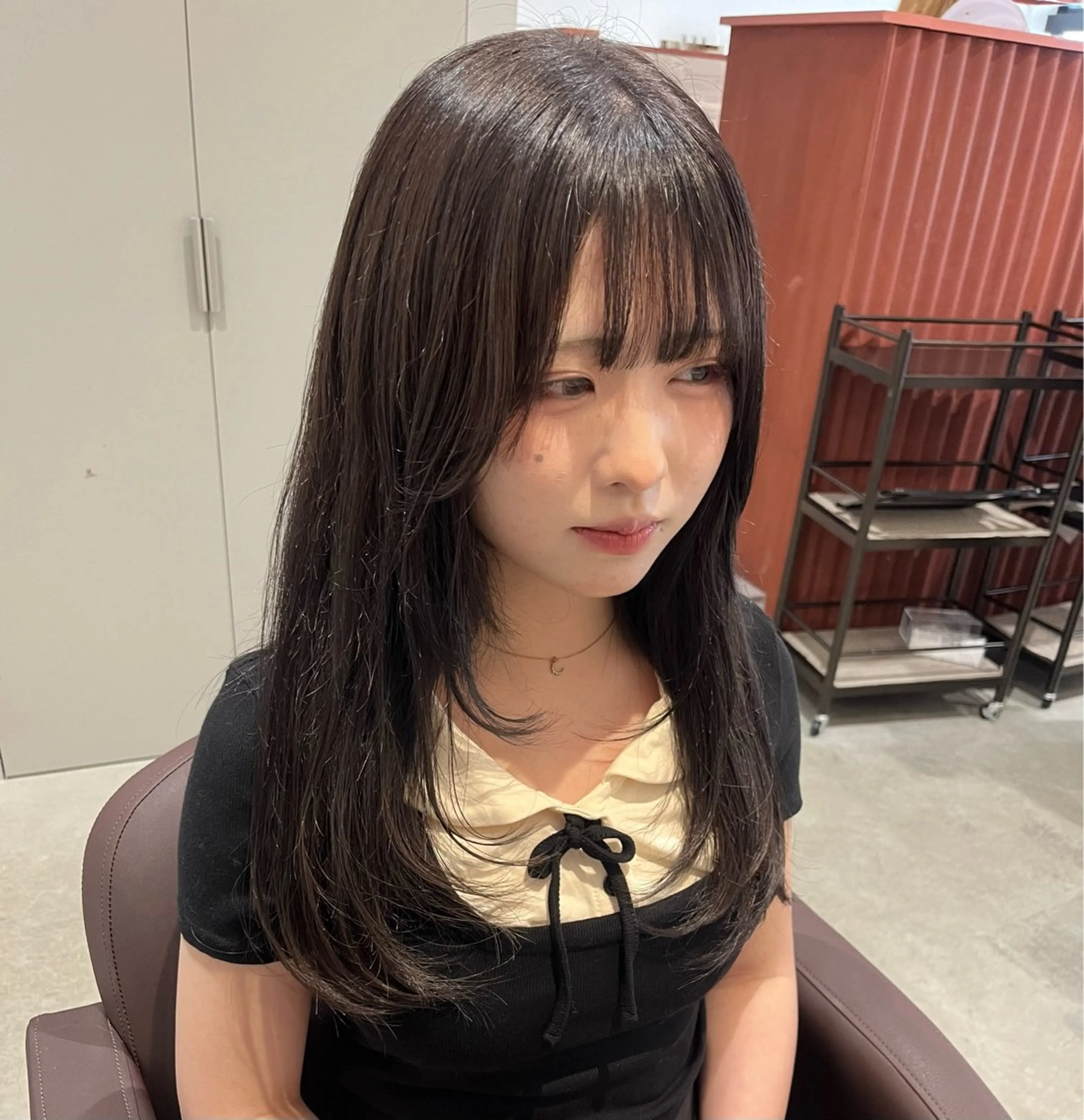 ロング カラー カット ヘアカラー ヘッドスパ 透明感Color🩶 髪質改善 ユウナ🦋のヘアスタイル