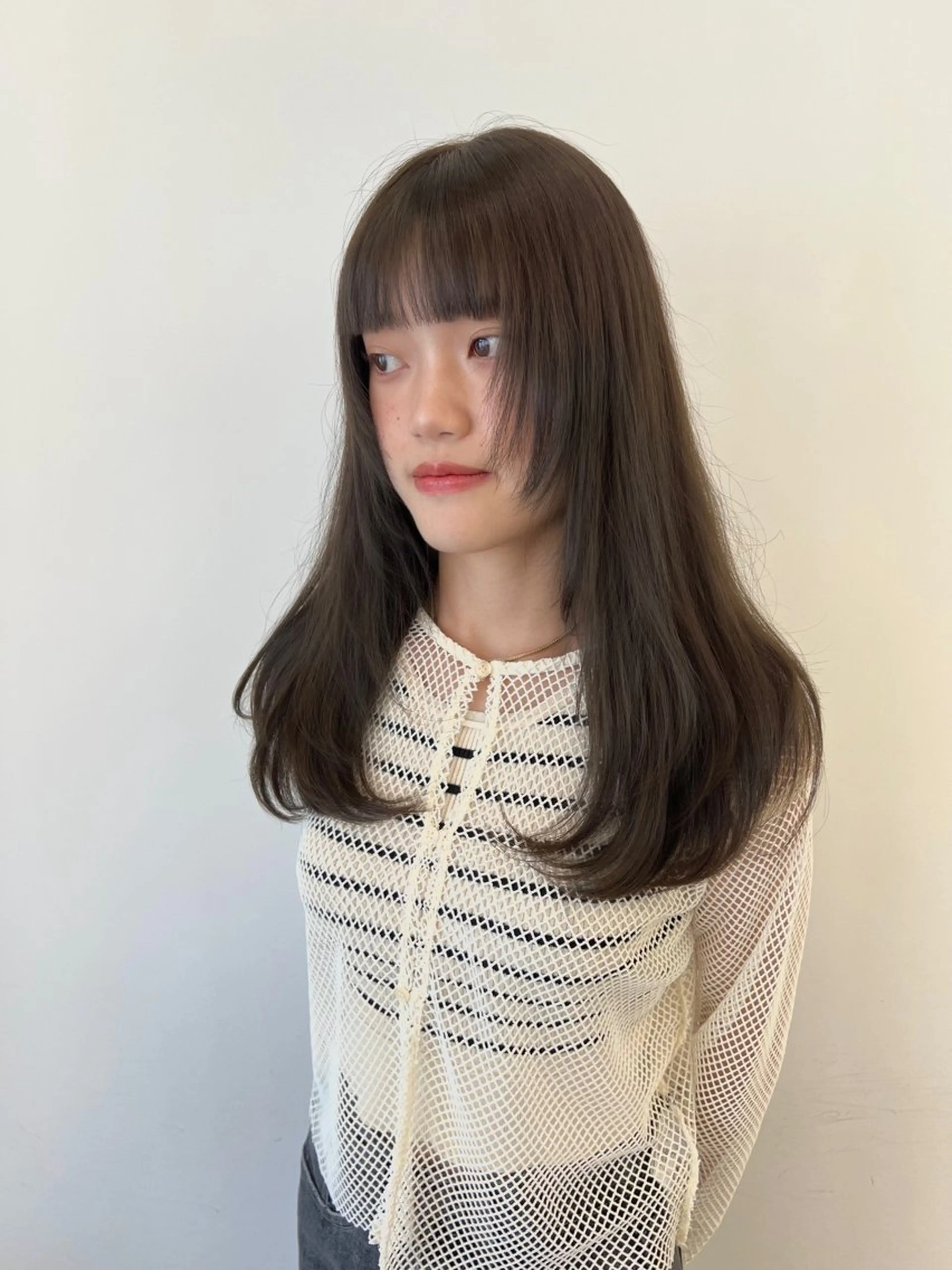 ロング カラー グレージュ オリーブグレージュ オリーブグレー レイヤーカット COAPLUS所属・透明感color特化 🪄cocoroのヘアスタイル