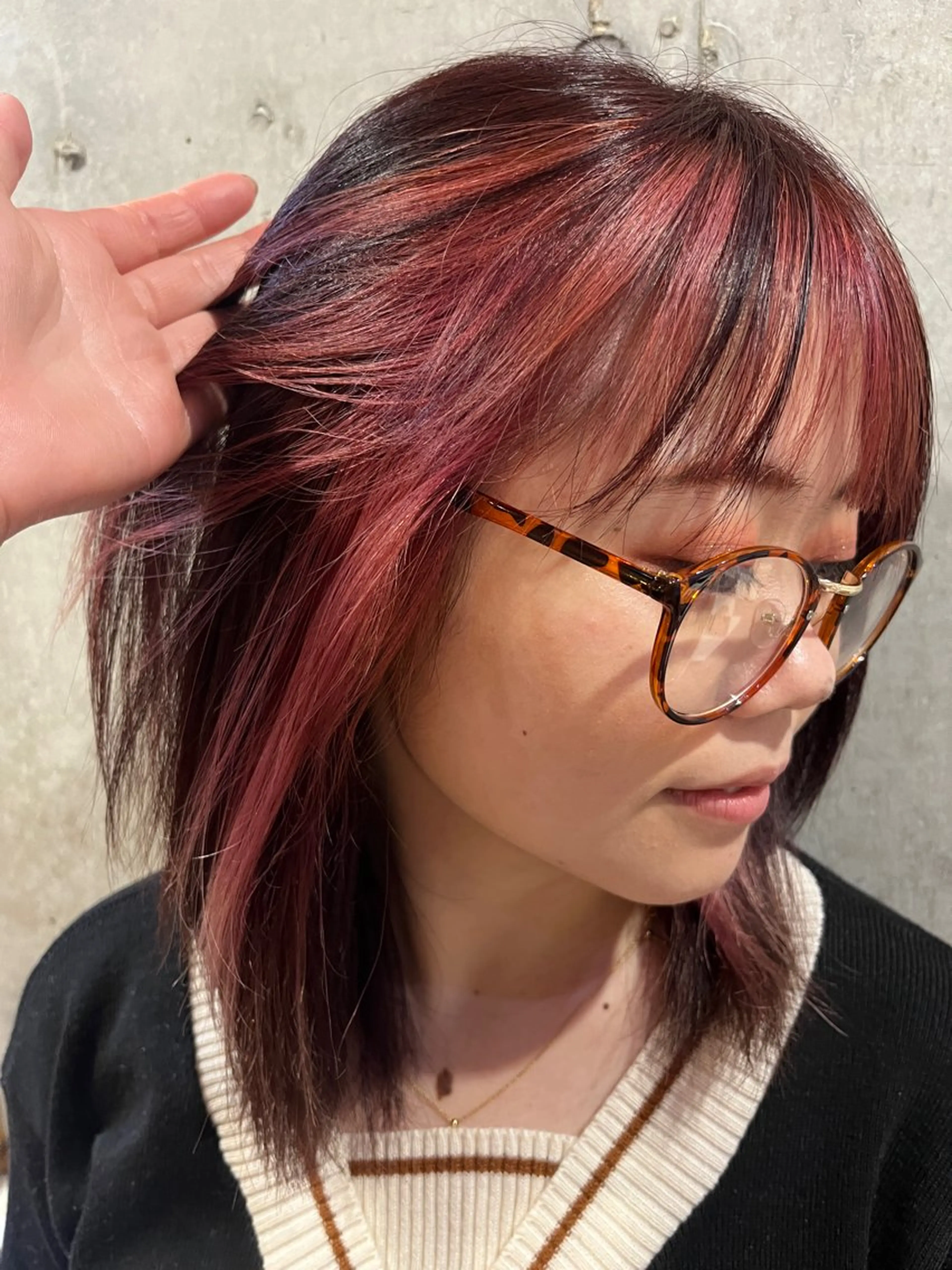 カラー ヘアカラー デザイン/ブリーチ ♡MIYUU♡のヘアスタイル