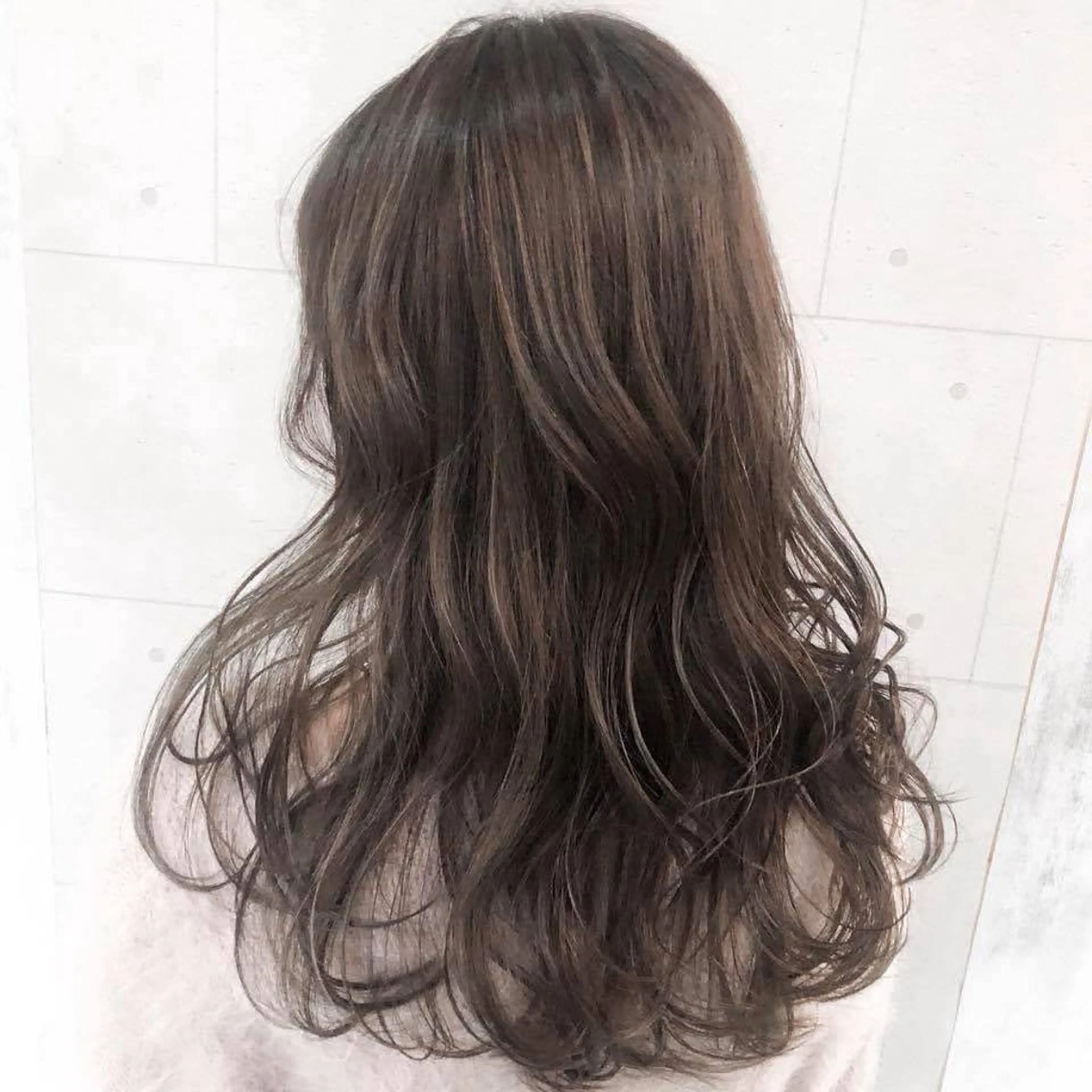 ロング カラー ヘアカラー ☁️FERIAあべの Rin☁️のヘアスタイル