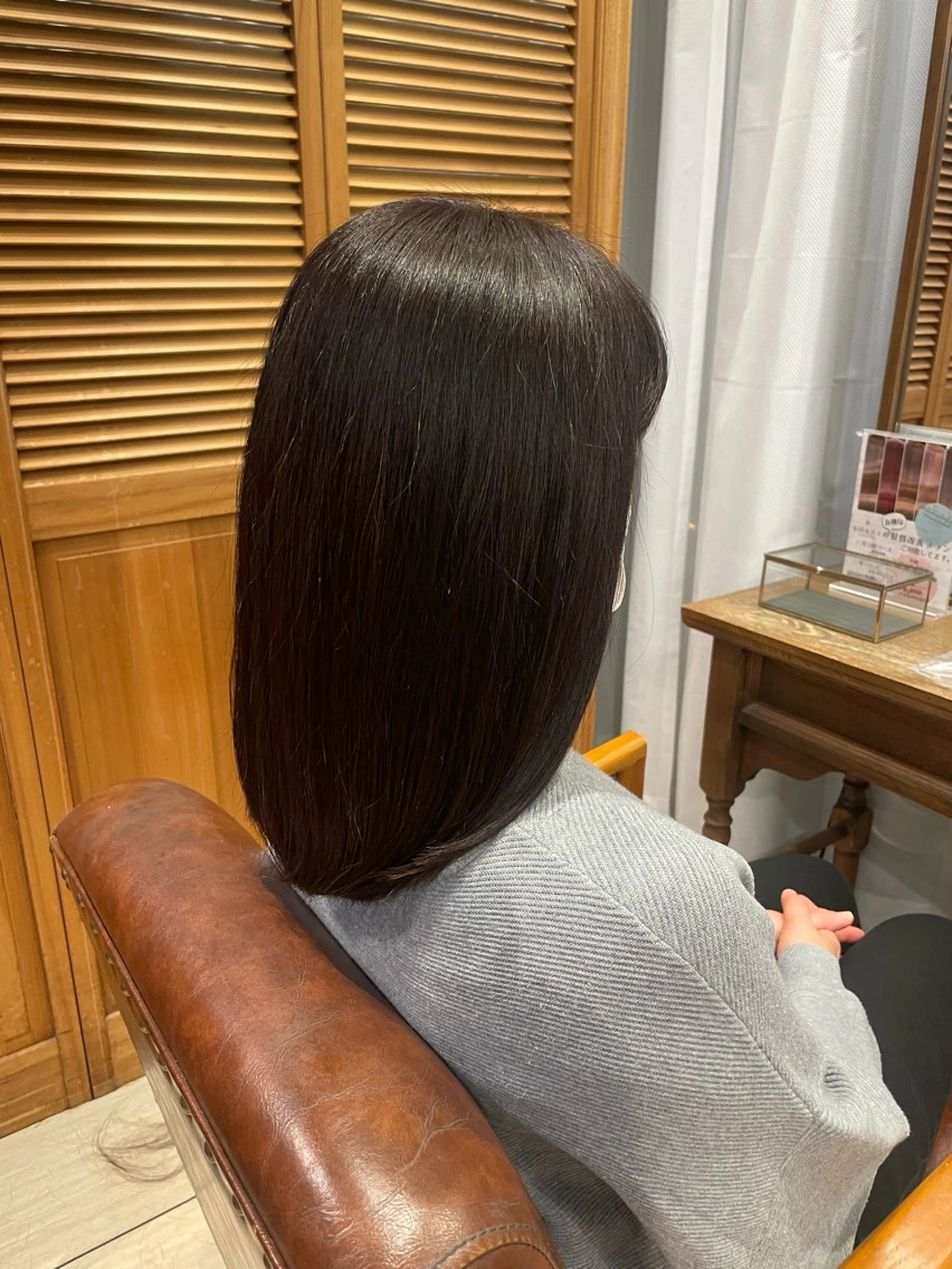 セミロング カラー カット ヘアカラー トリートメント 今村 南穂のヘアスタイル