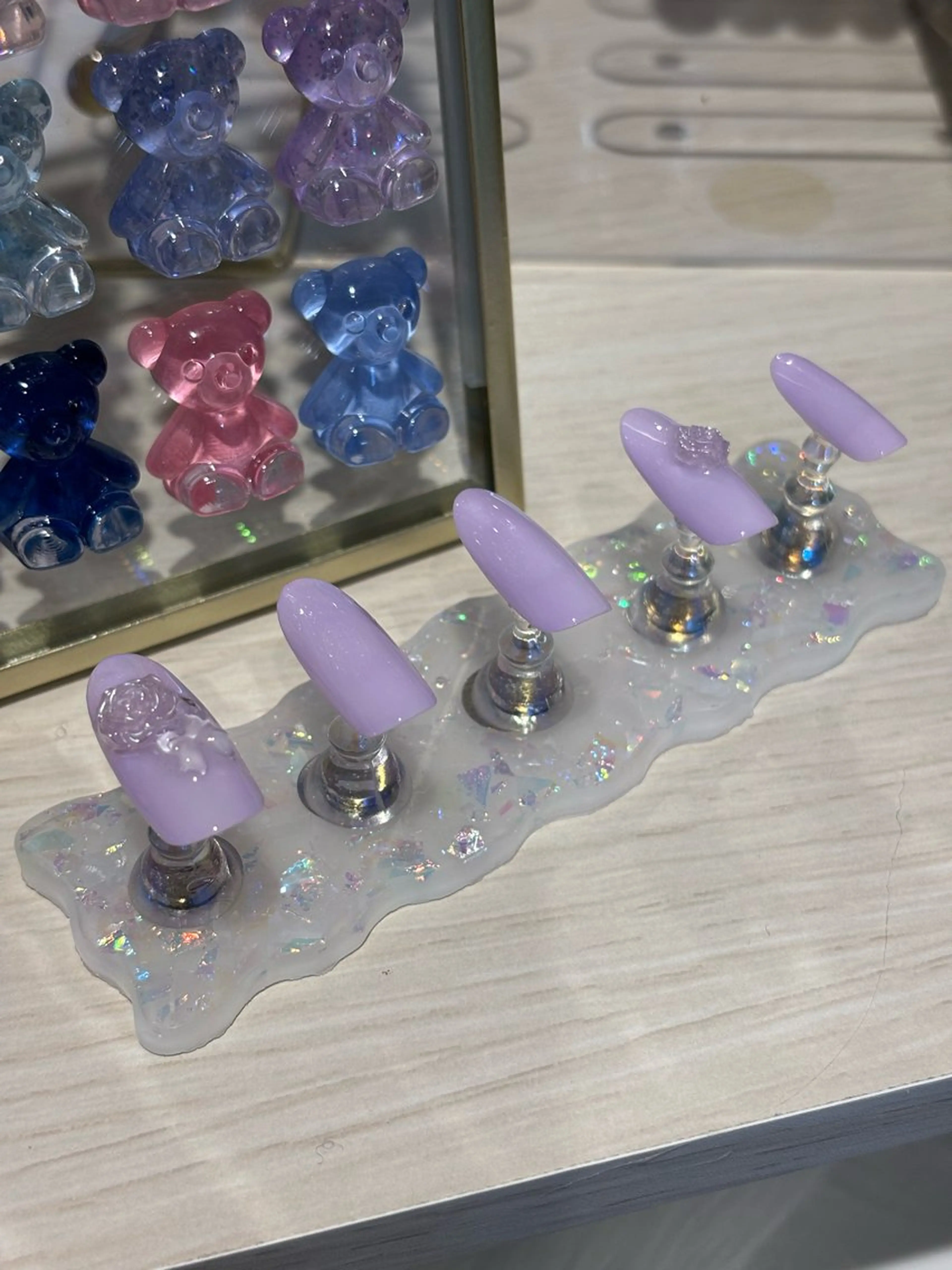 ネイル シンプルネイル peach nail ayakaのネイルデザイン