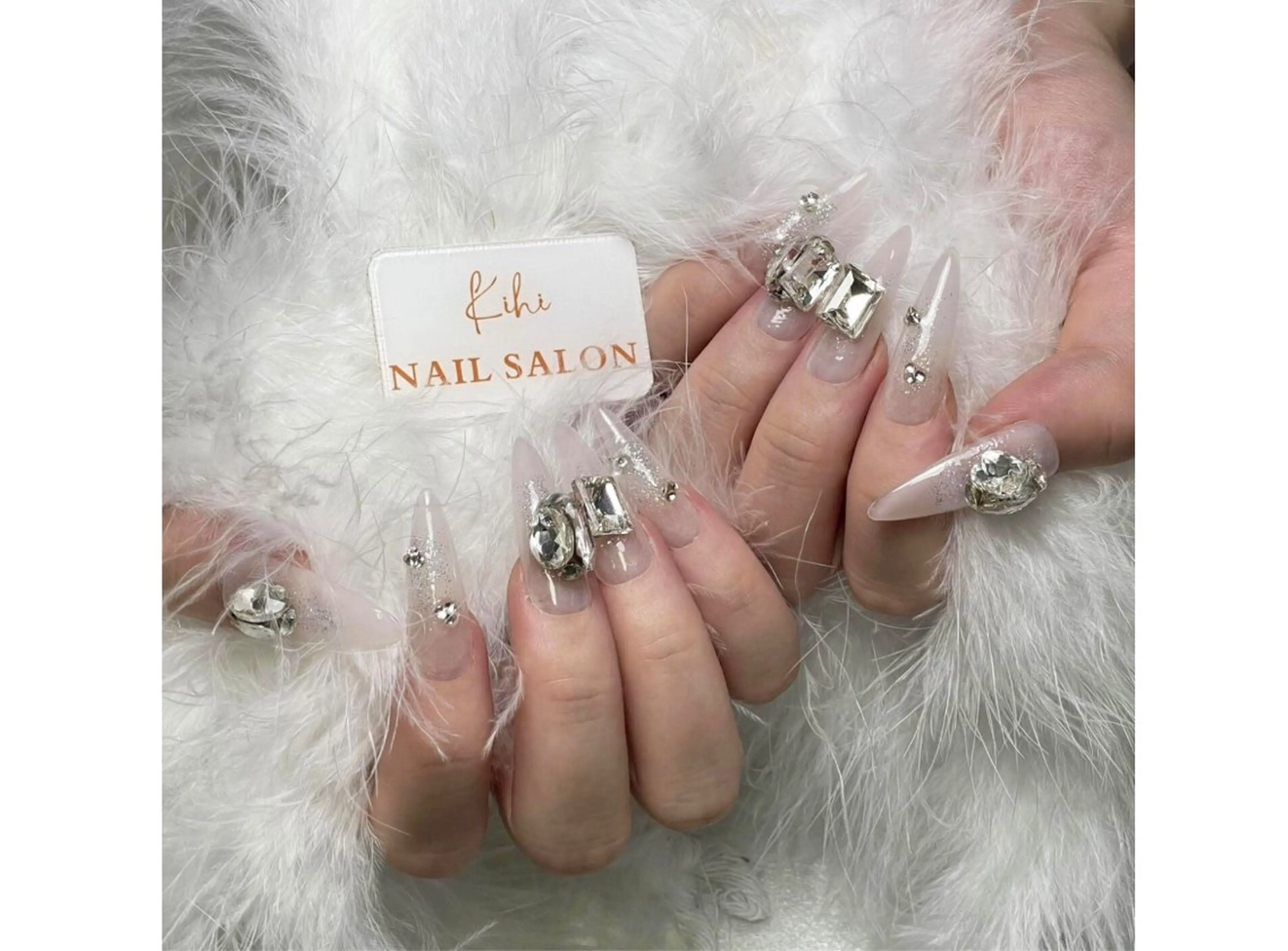 ネイル 持ち込み ネイルチップ 福島 みきのネイルデザイン