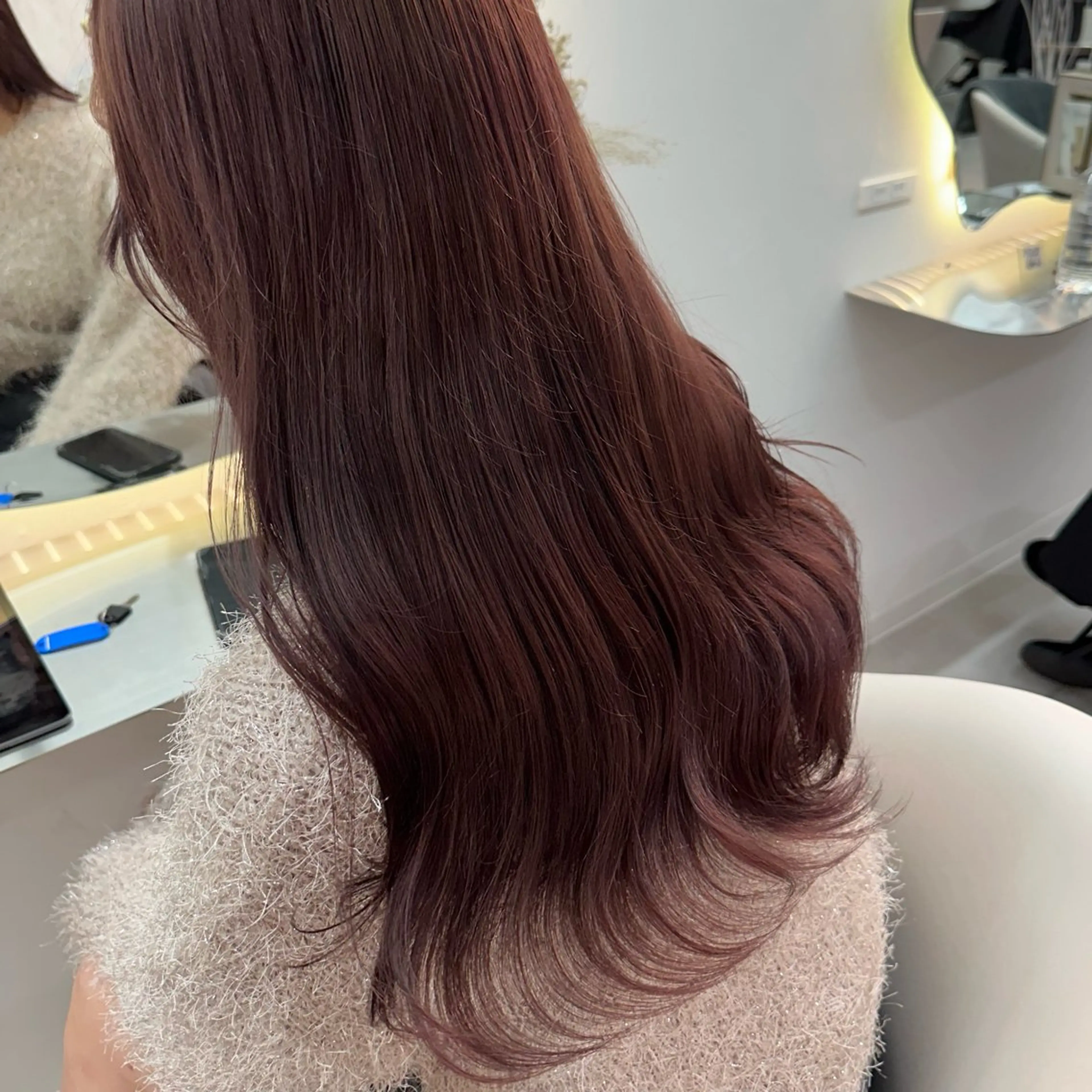 ロング カラー ヘアカラー トリートメント Rio🎀 艶カラー/韓国のヘアスタイル