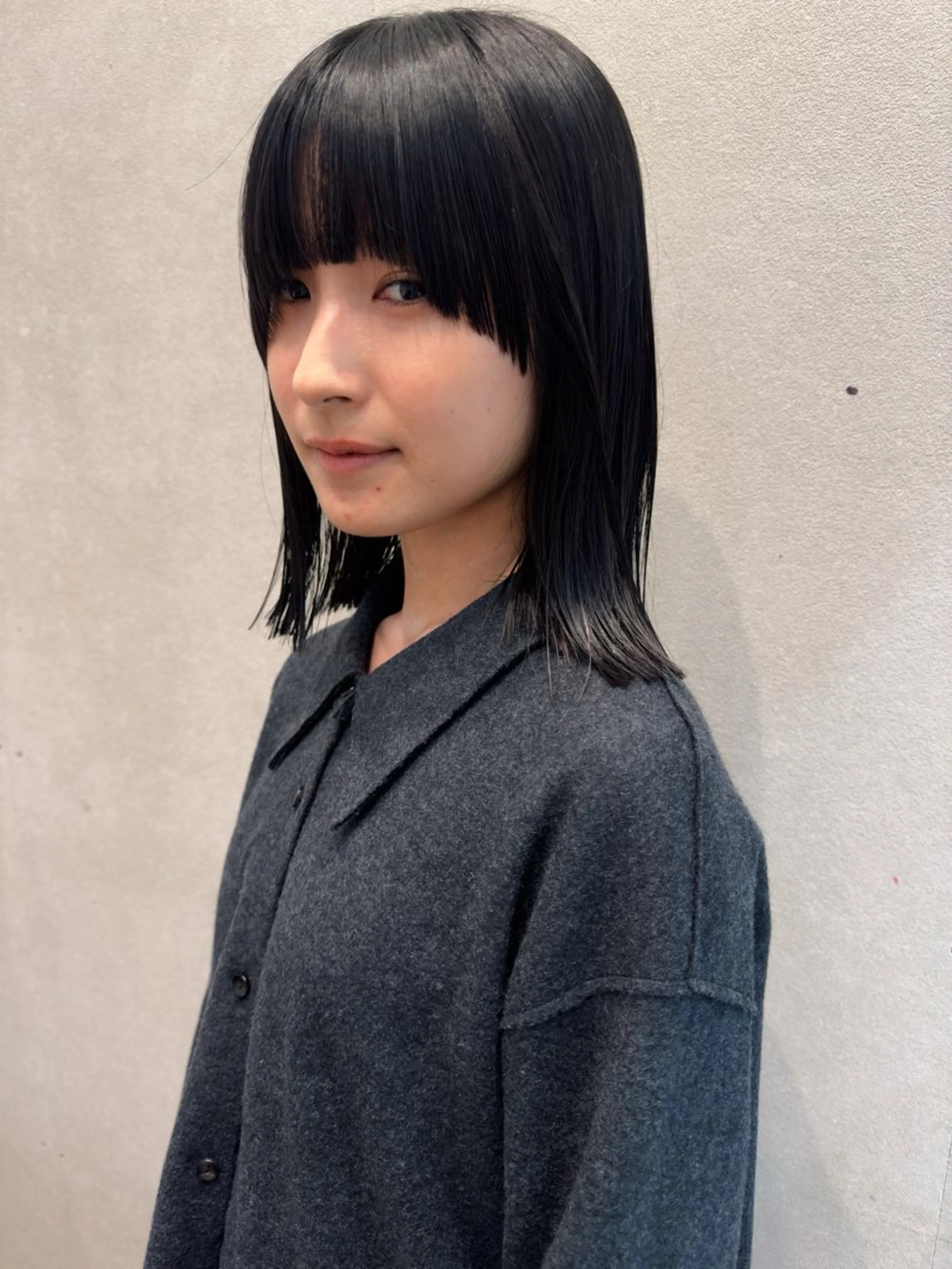 ミディアム カラー 似合わせカット カット ヘアカラー トリートメント センスをお届けします 大谷将生INFPのヘアスタイル