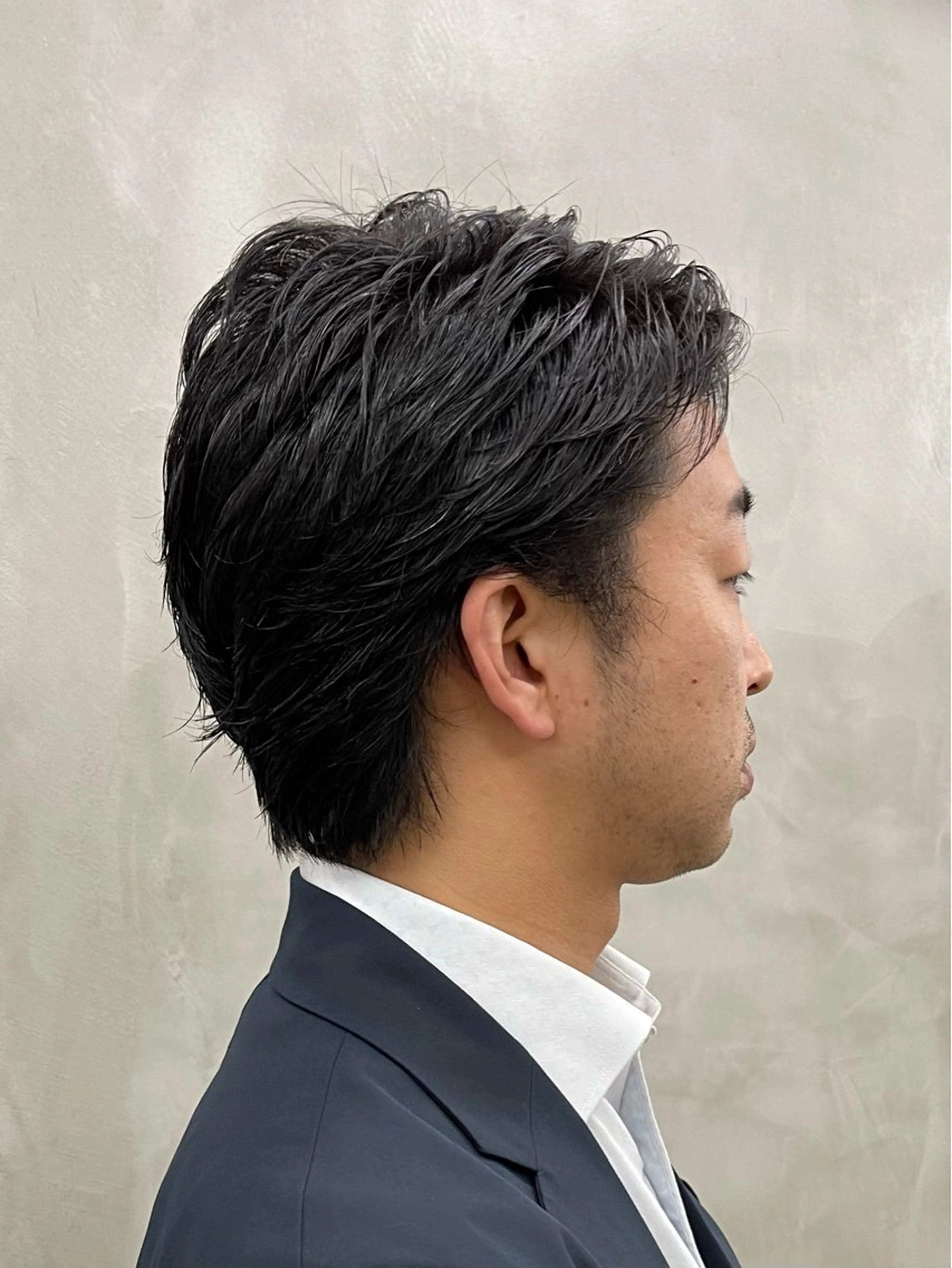 パーマ メンズ メンズパーマ ニュアンスパーマ メンズショート/レデ ィースボブ サハシのヘアスタイル