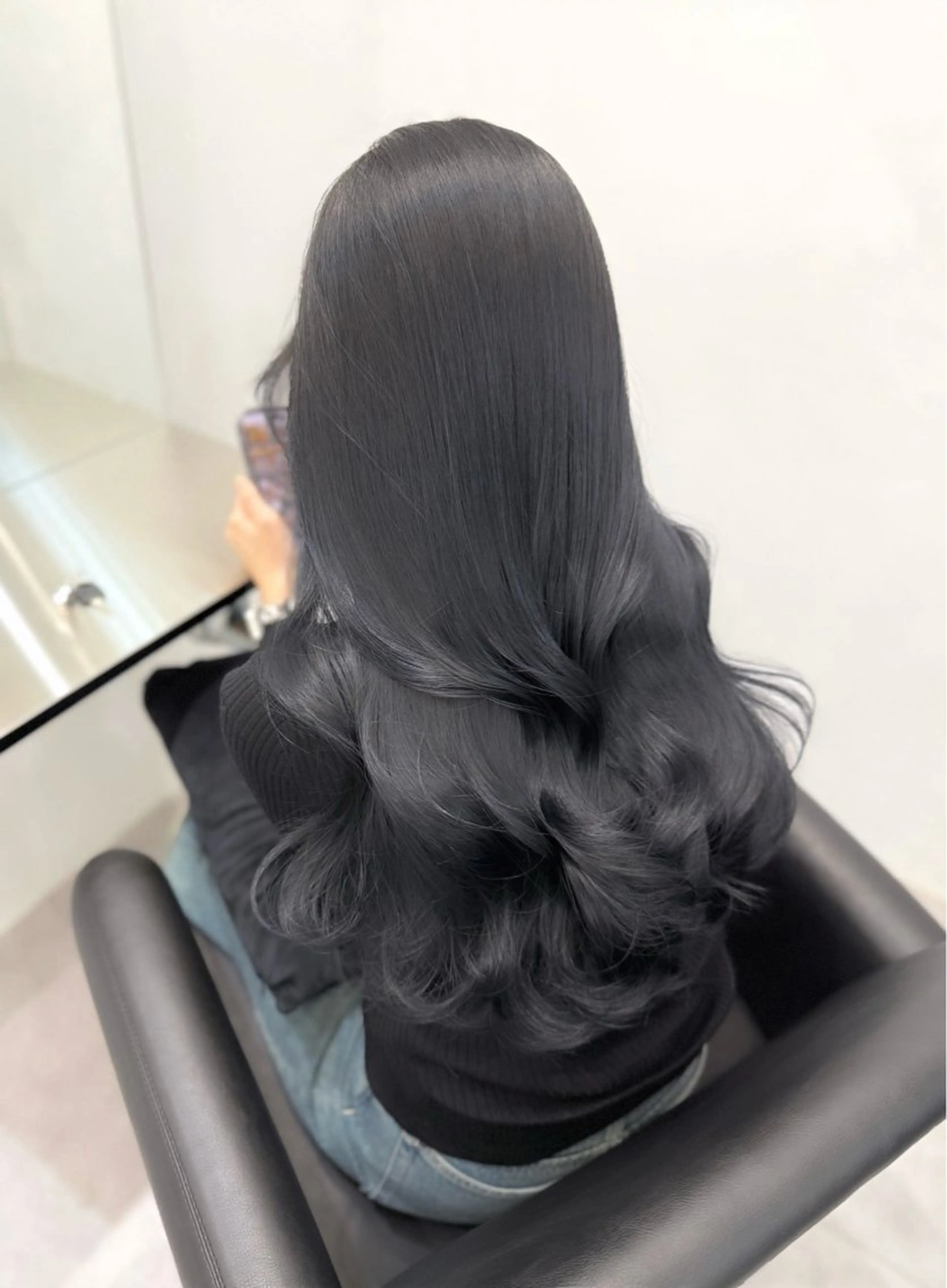 ロング 縮毛矯正 カット ヘアカラー 縮毛矯正 トリートメント 髪質改善× ブリーチなしyutoのヘアスタイル