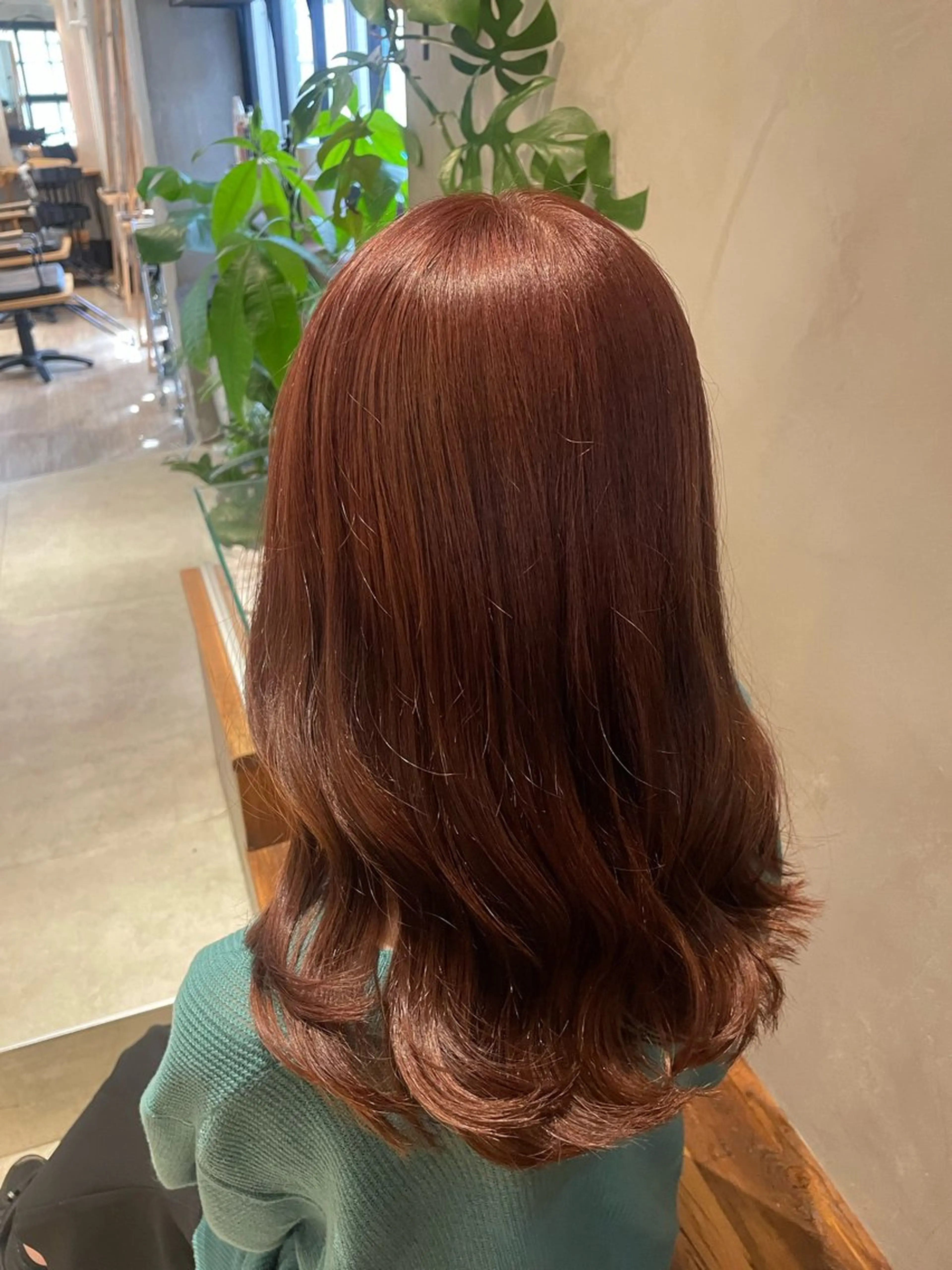 ミディアム カラー カット ヘアカラー NA NAのヘアスタイル