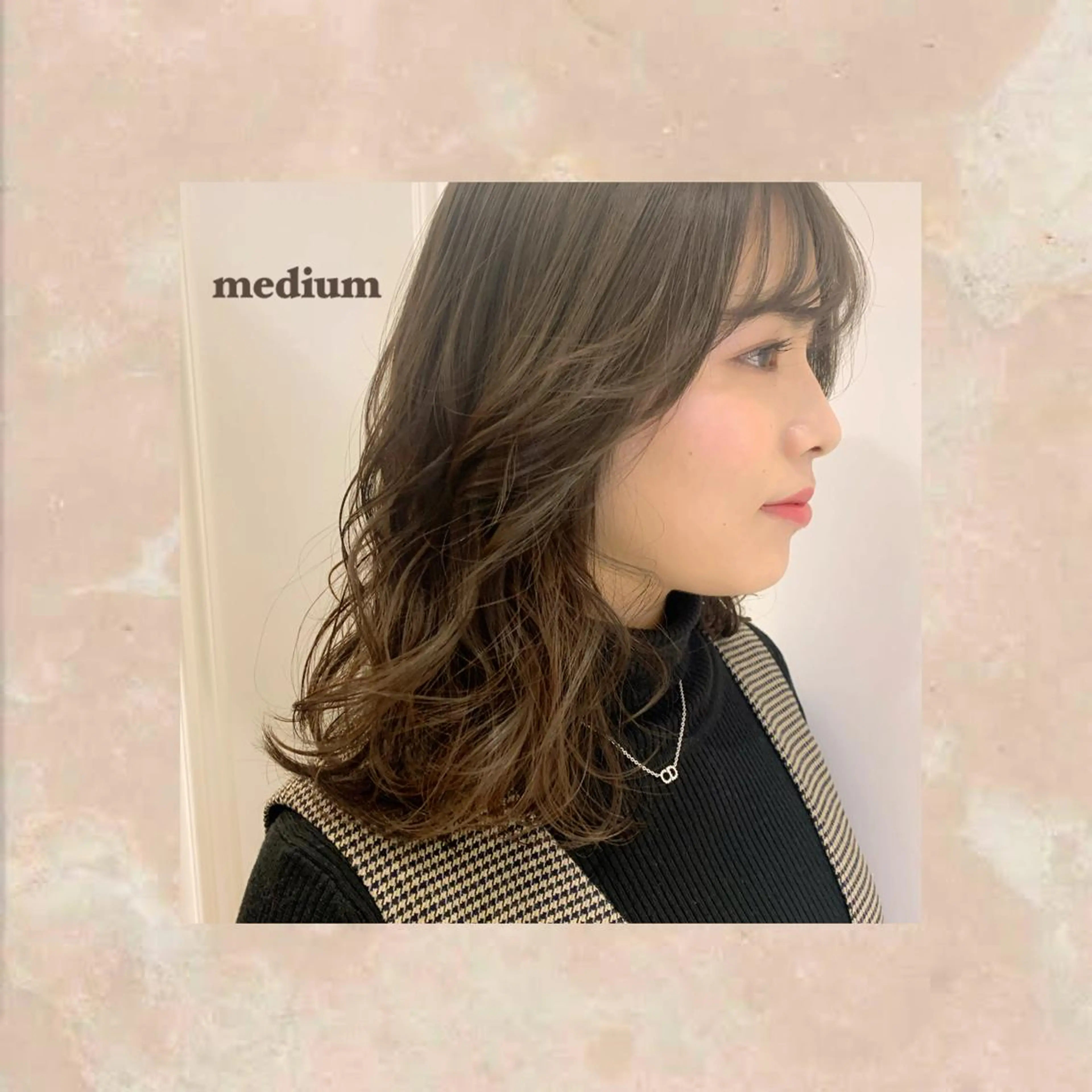 ミディアム apish 夏琳のヘアスタイル
