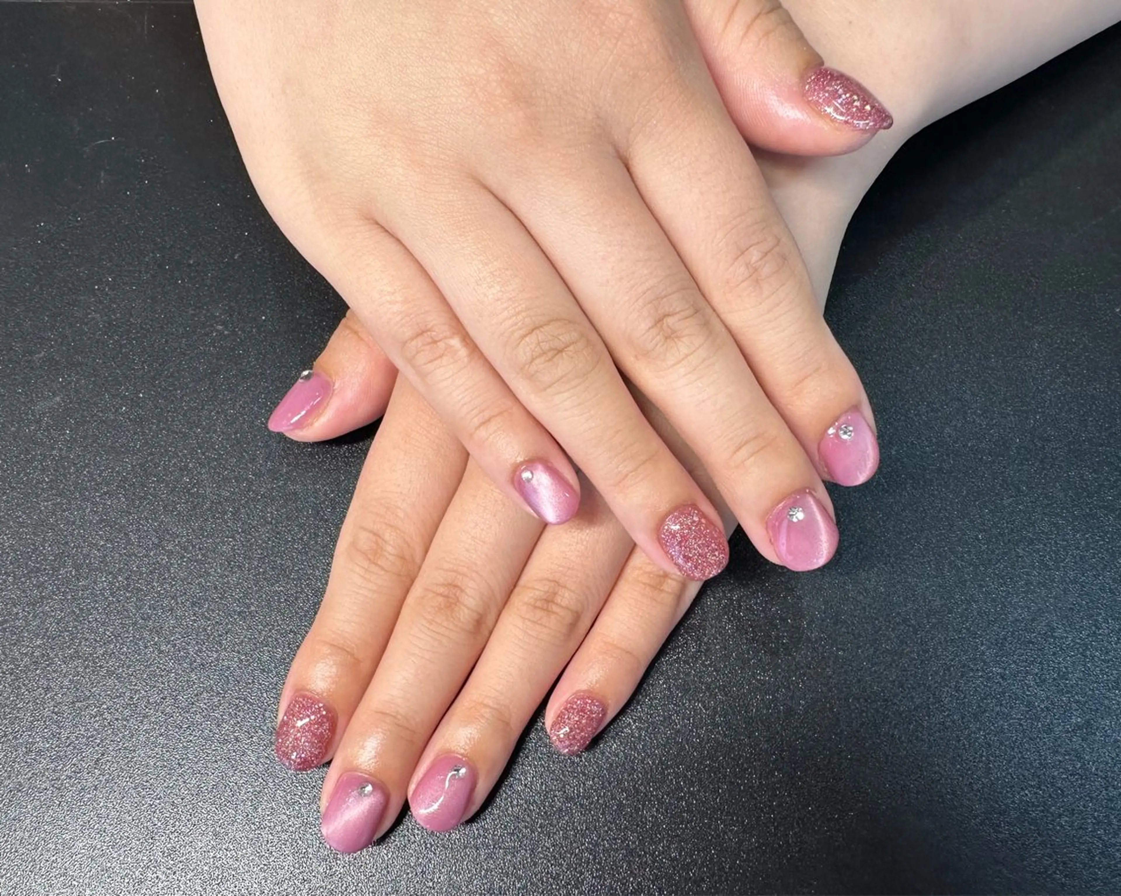 （オフなし）ジェルネイルマグネットネイル💅の写真