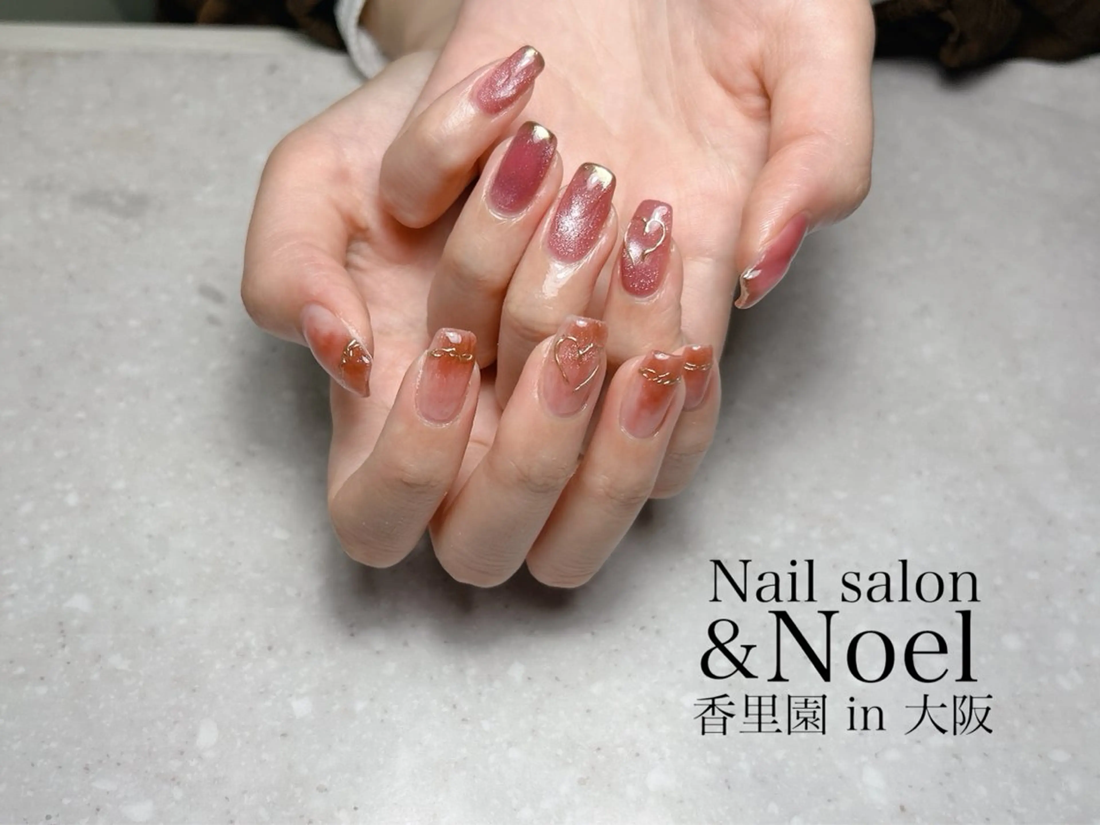 ネイル ハンドネイル Nailsalon  &Noel所属・もも 🍑のネイルデザイン