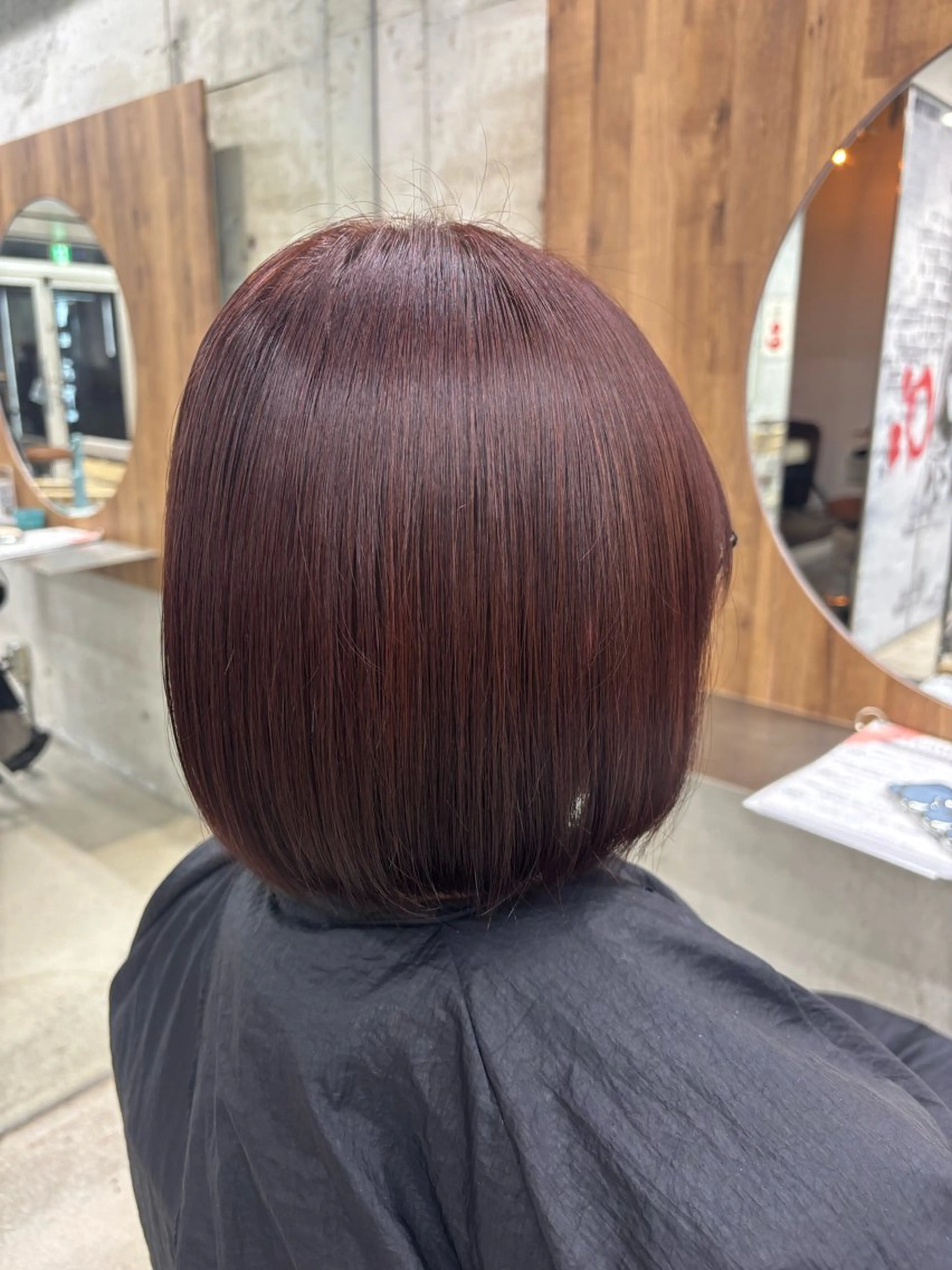 ミディアム カット ヘアカラー トリートメント モテ♡hair 🎠🫧ERIのヘアスタイル