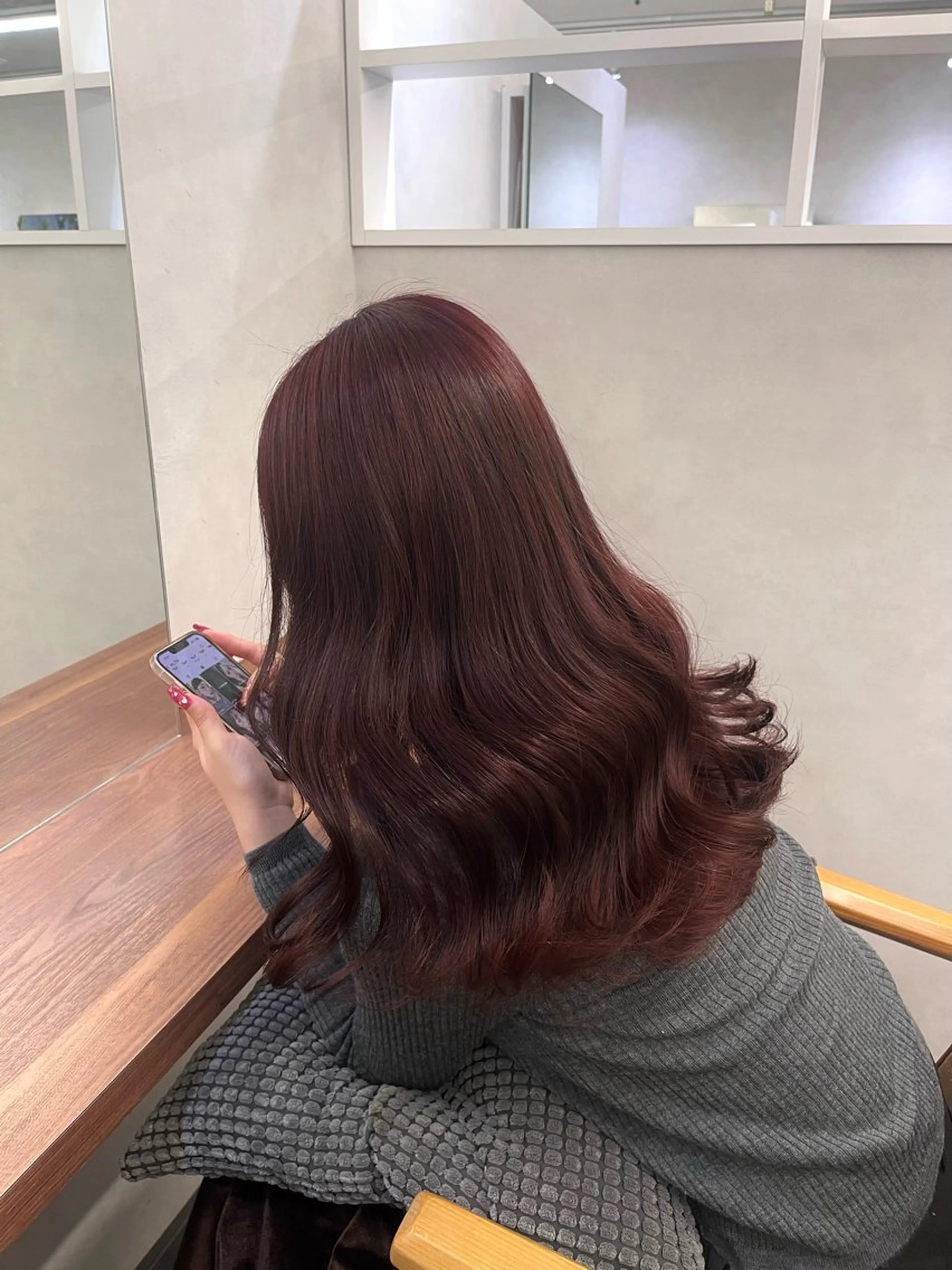 ロング カラー ヘアカラー 寺本帆花 カラーモデル募集のヘアスタイル