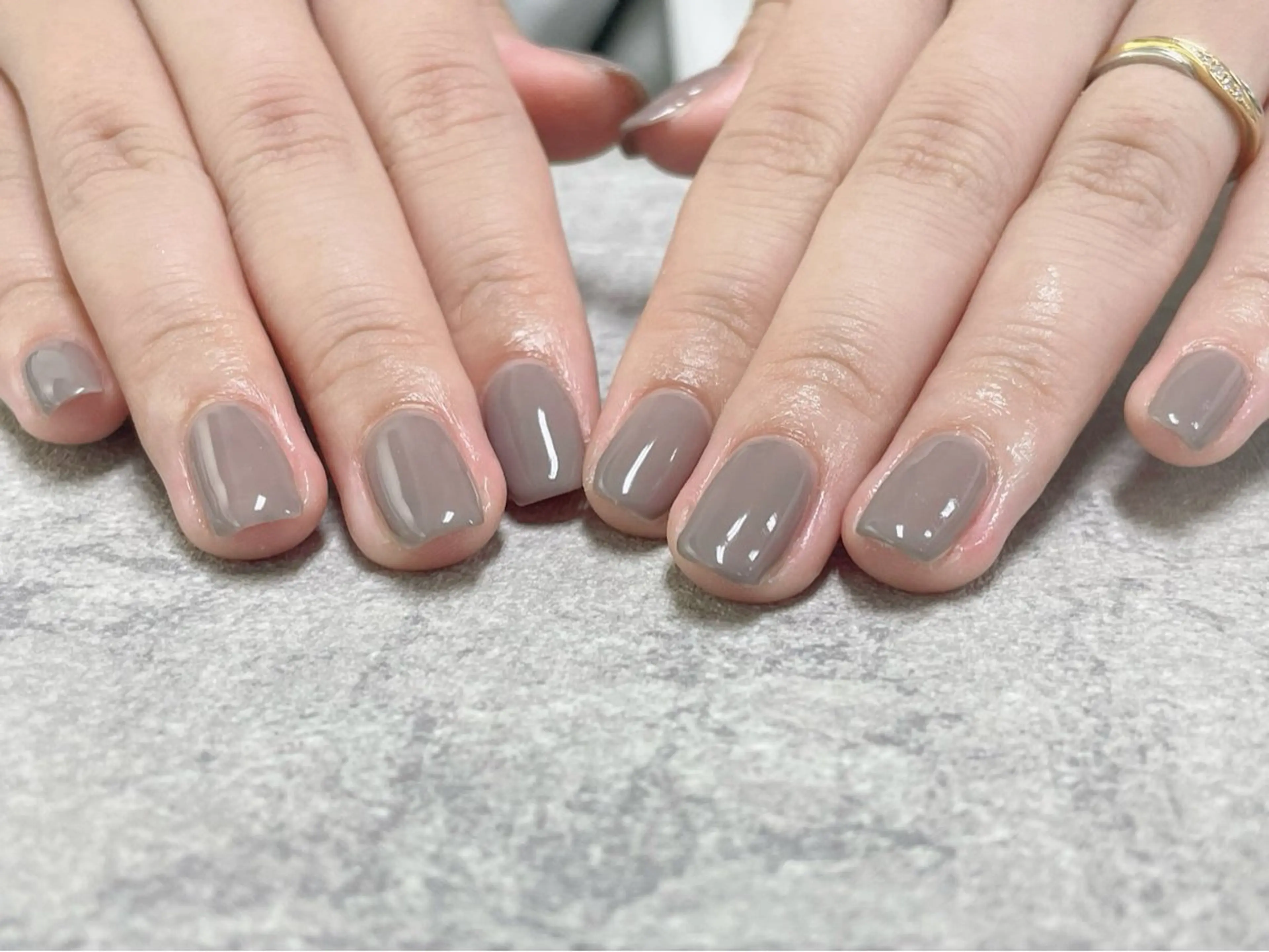 ネイル ワンカラーネイル シンプルネイル clear yayoiのネイルデザイン