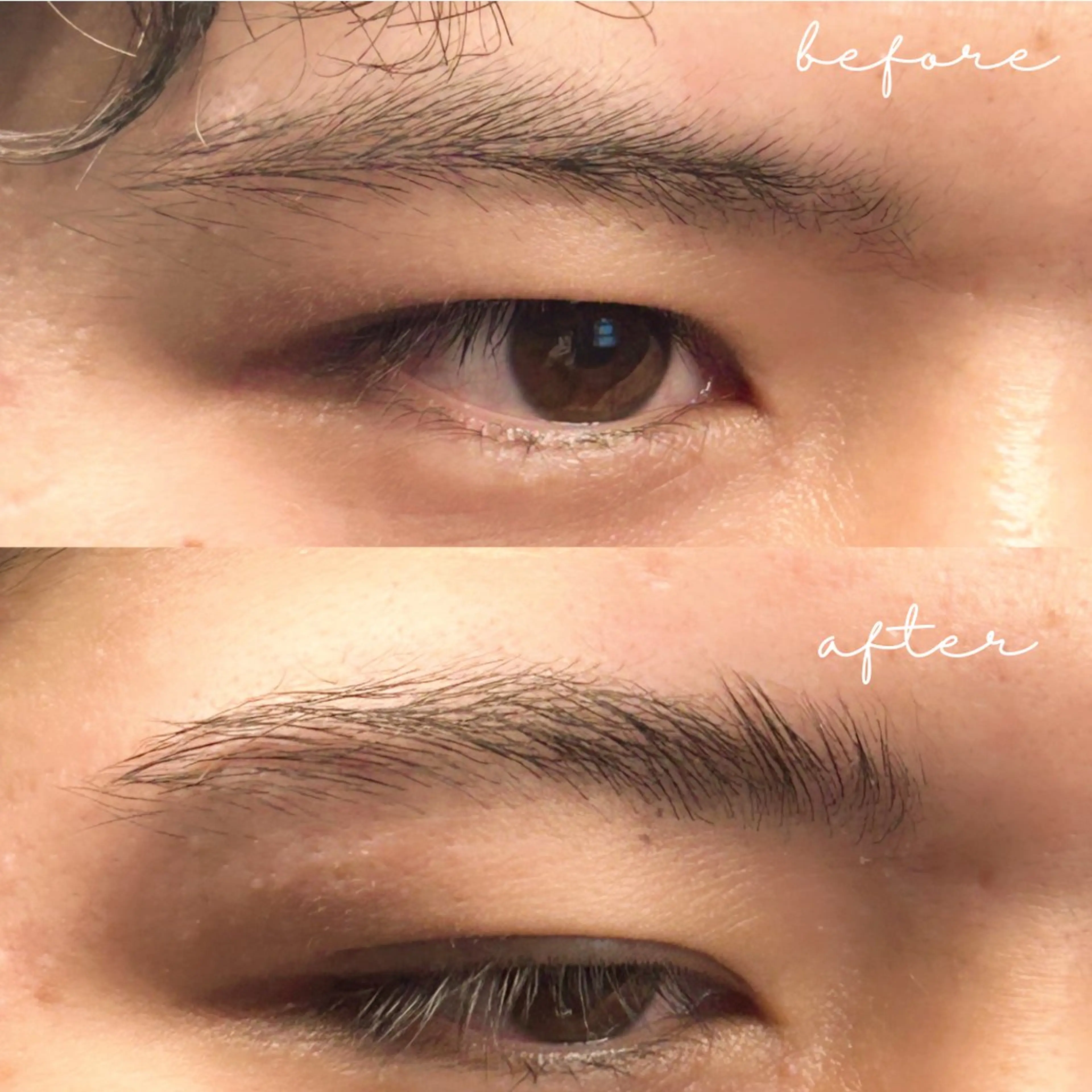 メンズ アイブロウ メンズアイブロウ ワックス脱毛 その他(アイブロウ) アイブロウフェイス WAX専門ハルヒラリの眉毛・アイブロウイメージ