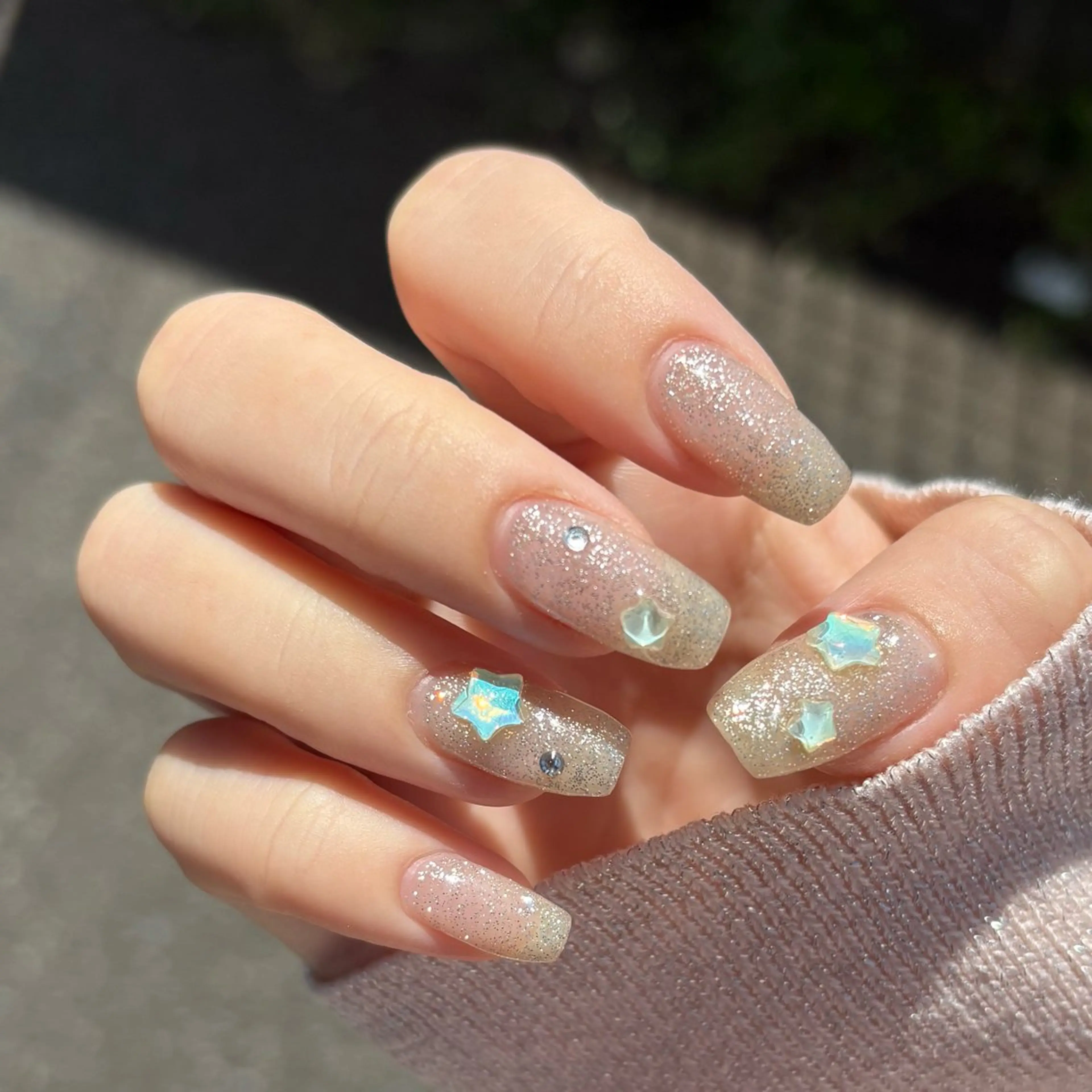 ネイル フラッシュネイル ワンカラーネイル ハンドネイル nailsalon 結所属・💫 さりのネイルデザイン