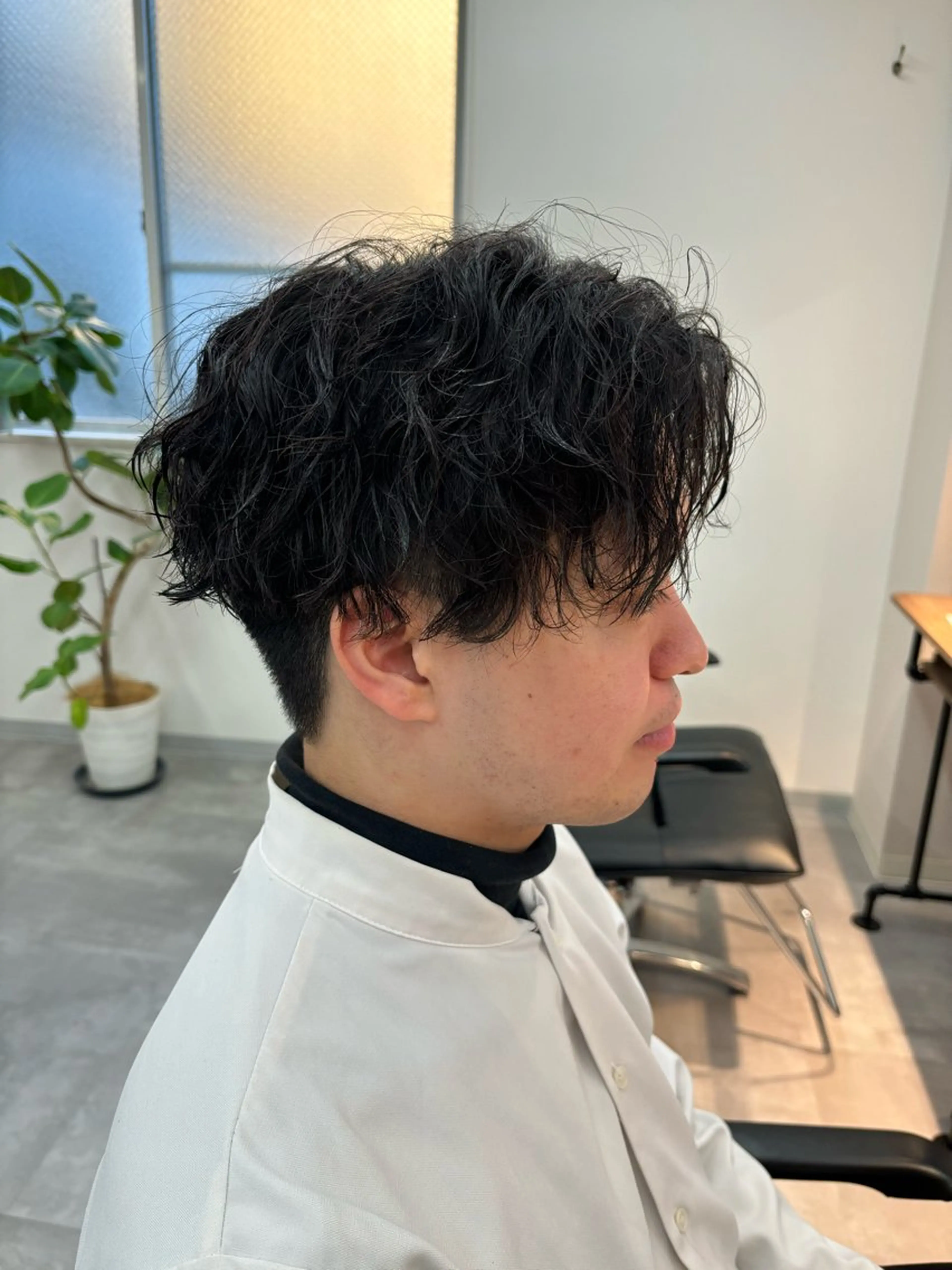 パーマ メンズ メンズパーマ ツイストスパイラルパーマ スパイラルパーマ 保立/メンズカット 千葉駅フェザーパーマのヘアスタイル