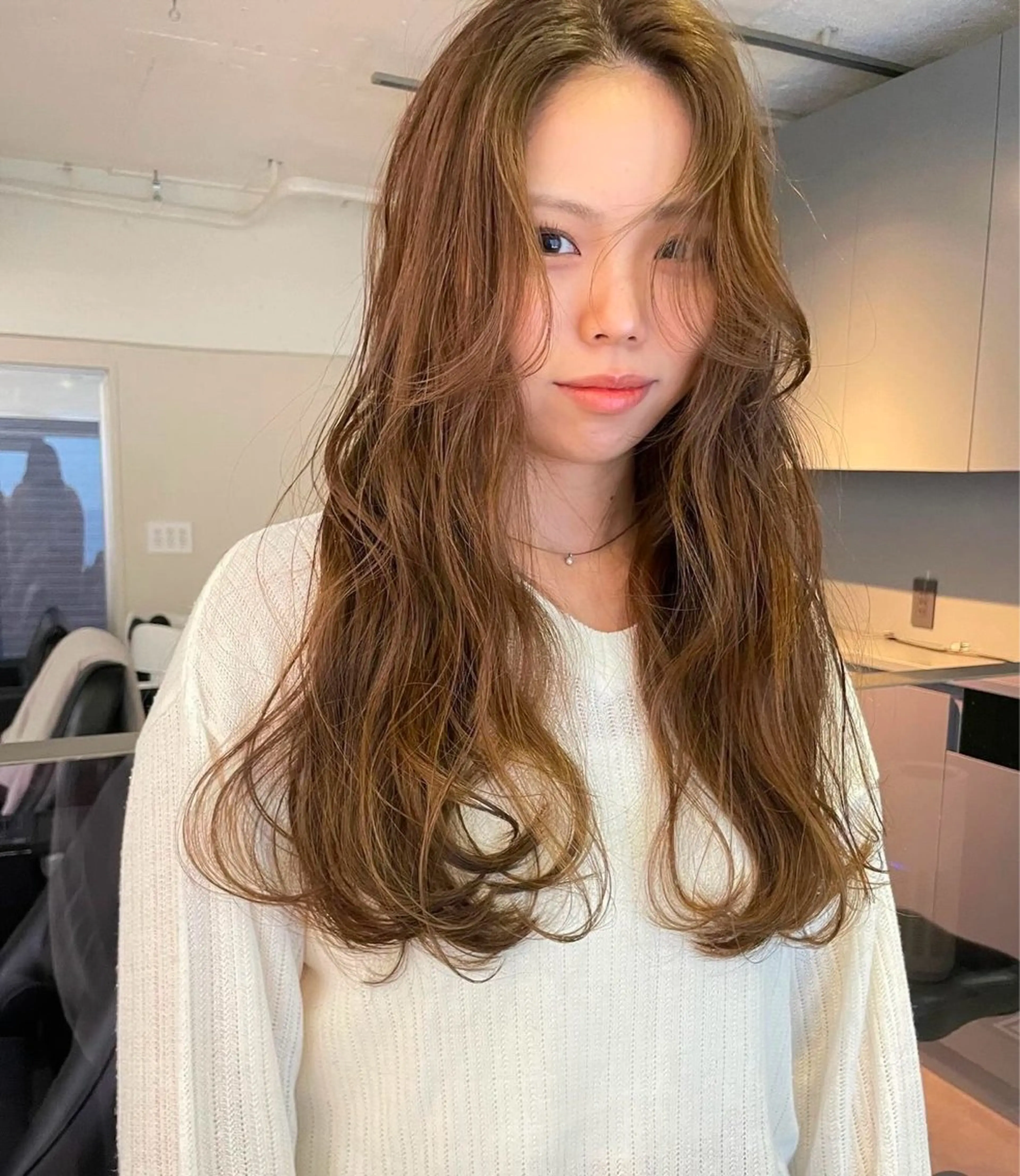 ロング カラー ベージュカラー ダブルカラー ヘアカラー 透明感×レイヤーカッ ト🌼kiraraのヘアスタイル