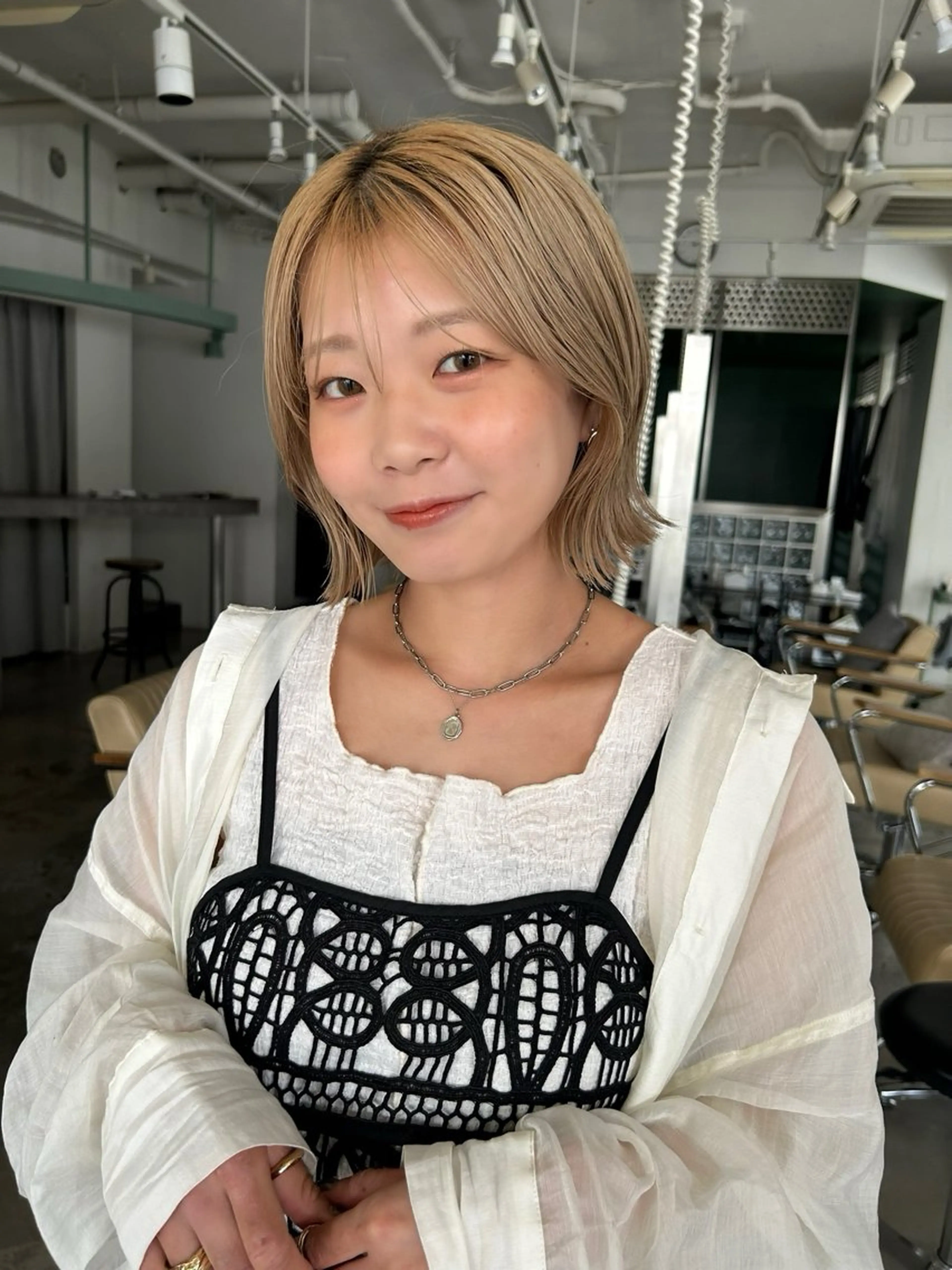 骨格診断カット+イルミナカラーの写真