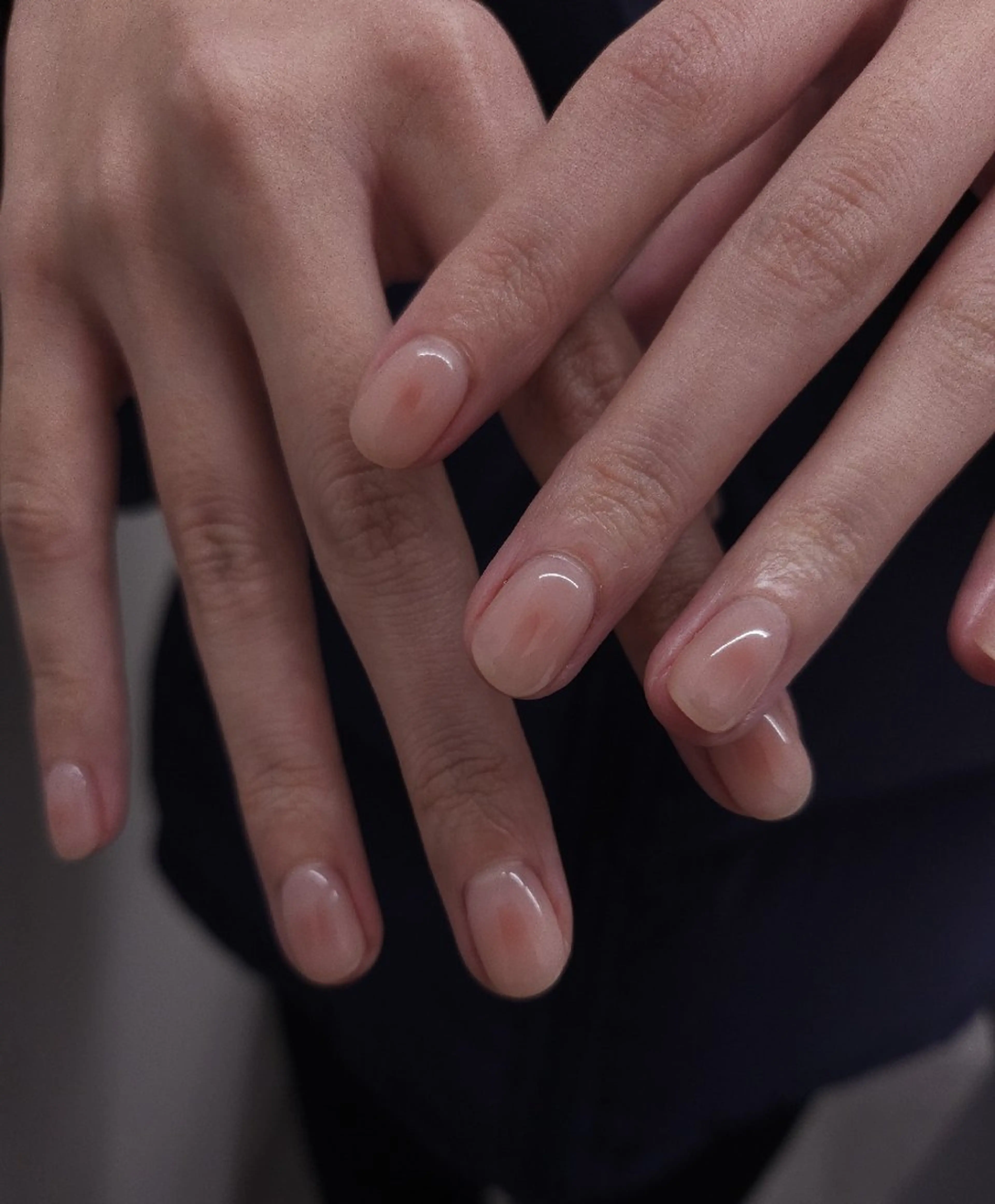 ネイル チークネイル ジェルネイル パラジェル シンプルネイル 冬ネイル ハンドネイル puku nail 🌼kazu🌼のネイルデザイン