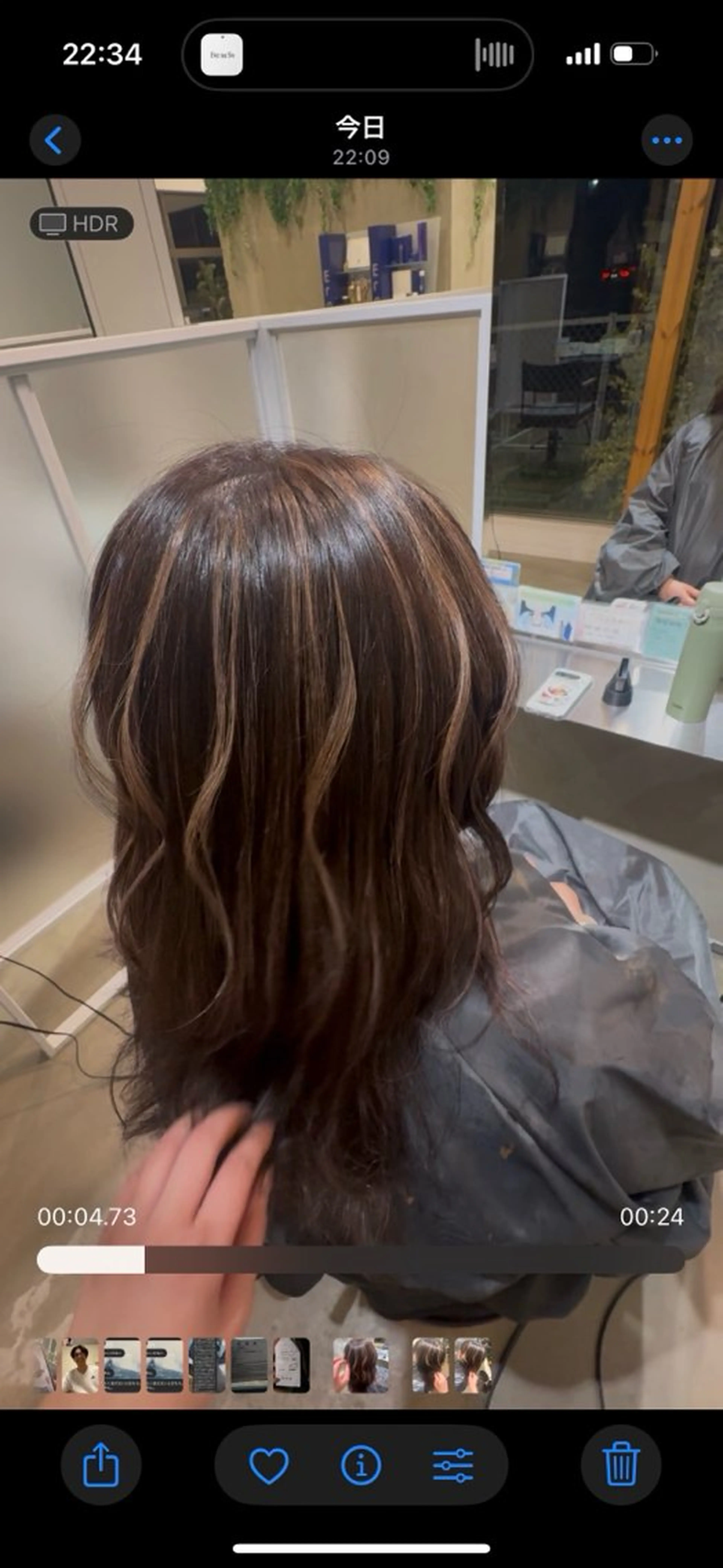 カラー ハイライトカラー 外国人風カラー eight OBU所属・め いのヘアスタイル