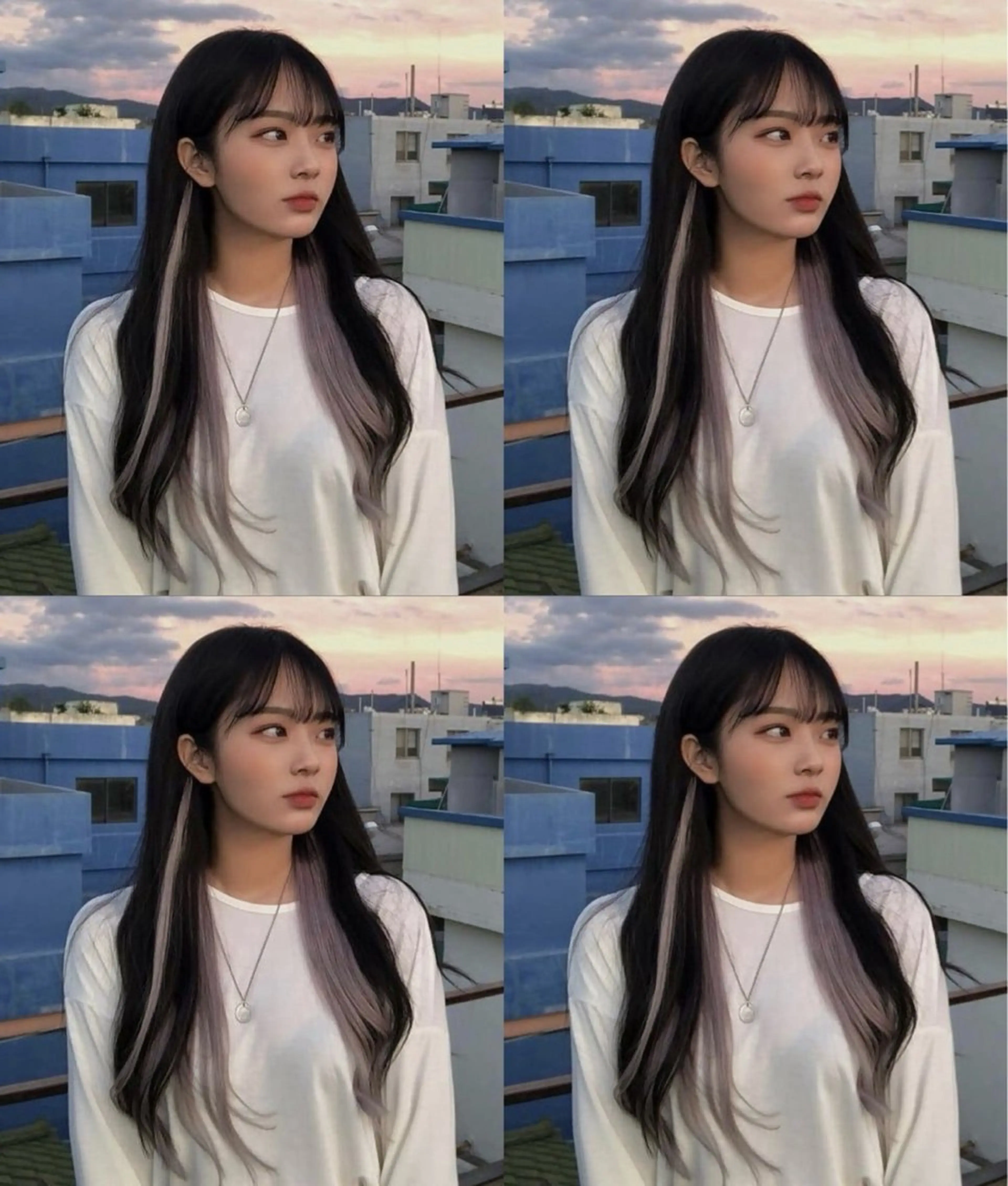 ロング ヘアカラー エクステ 💗エクステ/ 艶髪/あおい💗のヘアスタイル