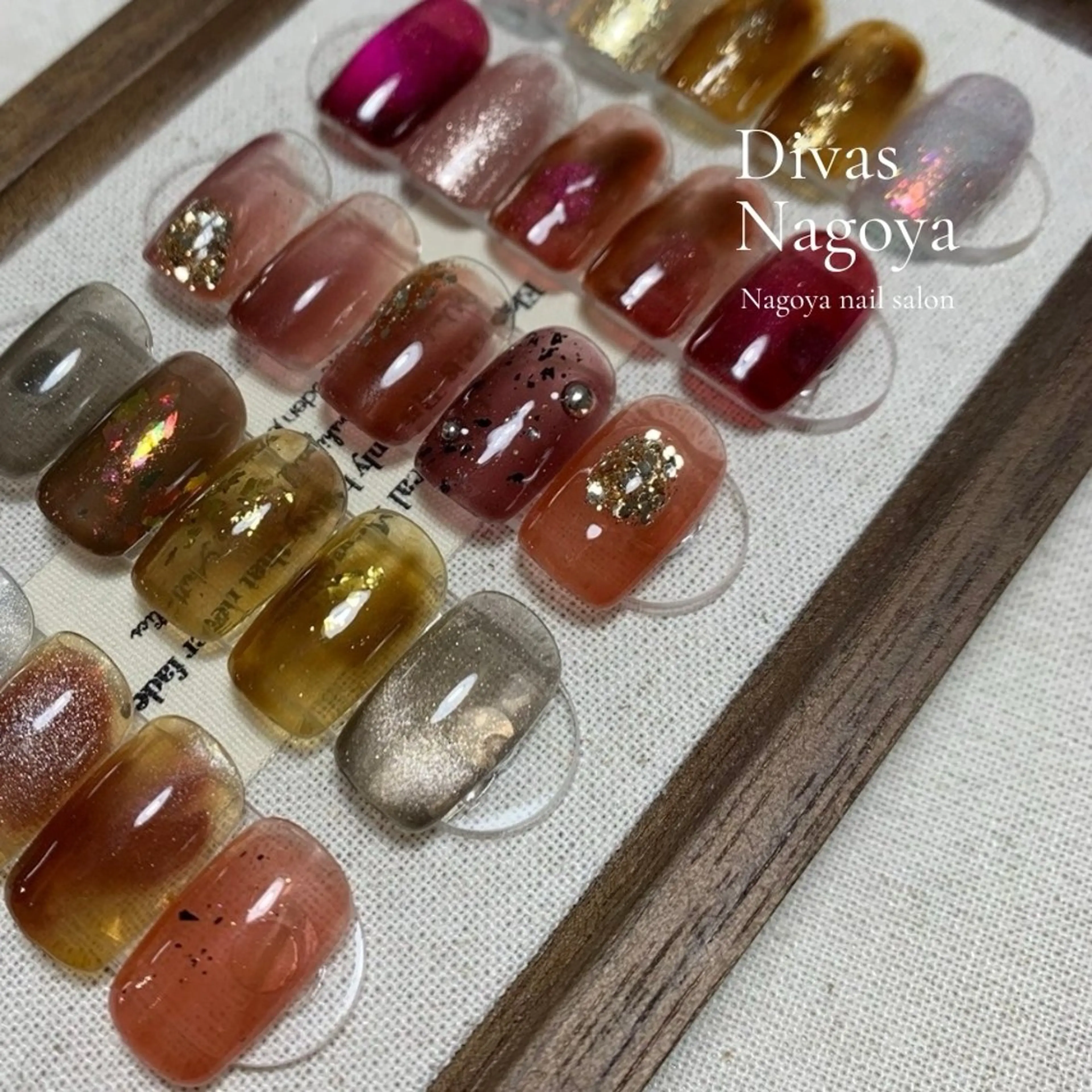 🍂🍂マグネット×べっ甲デザインの写真
