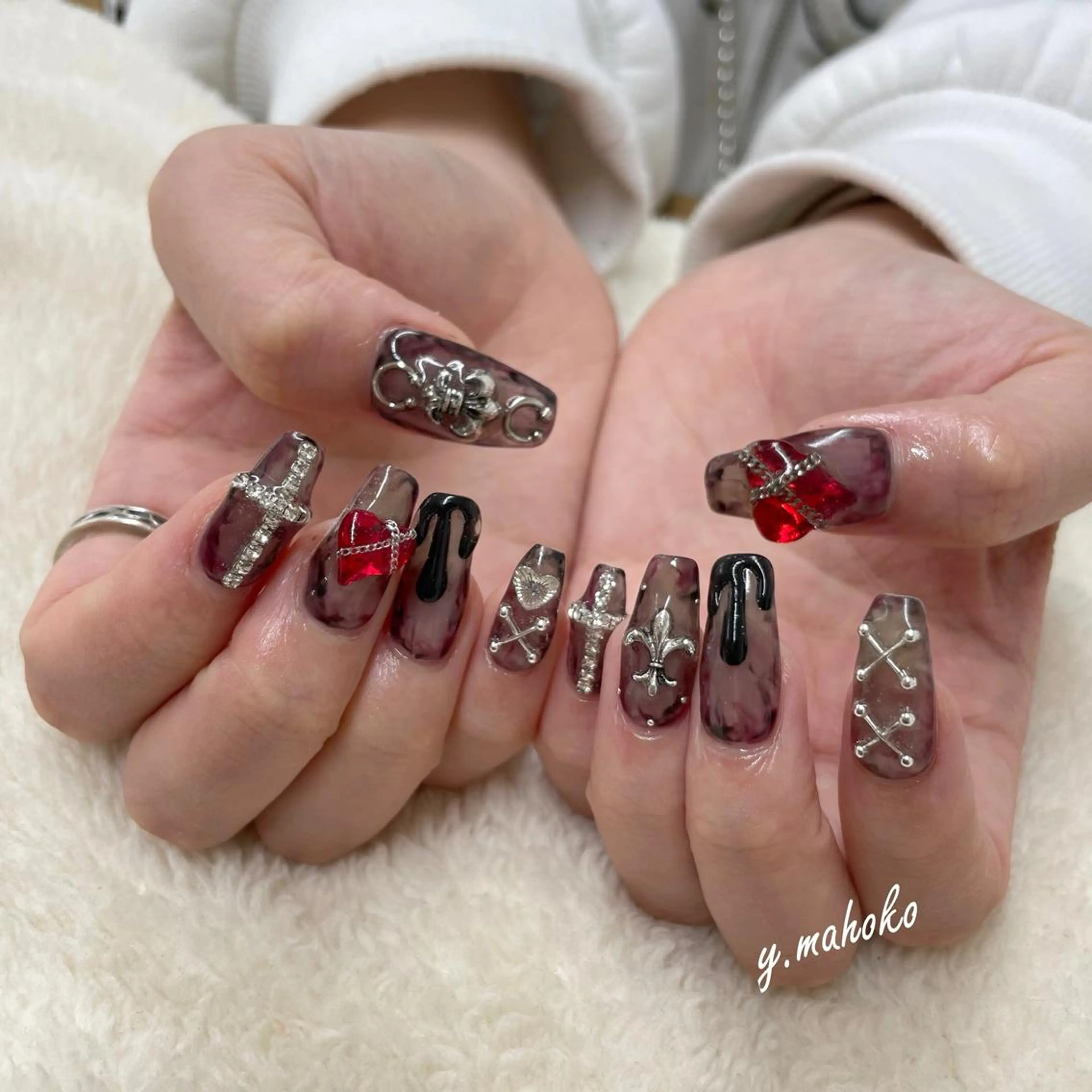 ネイル ハンドネイル She nail studio 原宿所属・y mahoのネイルデザイン