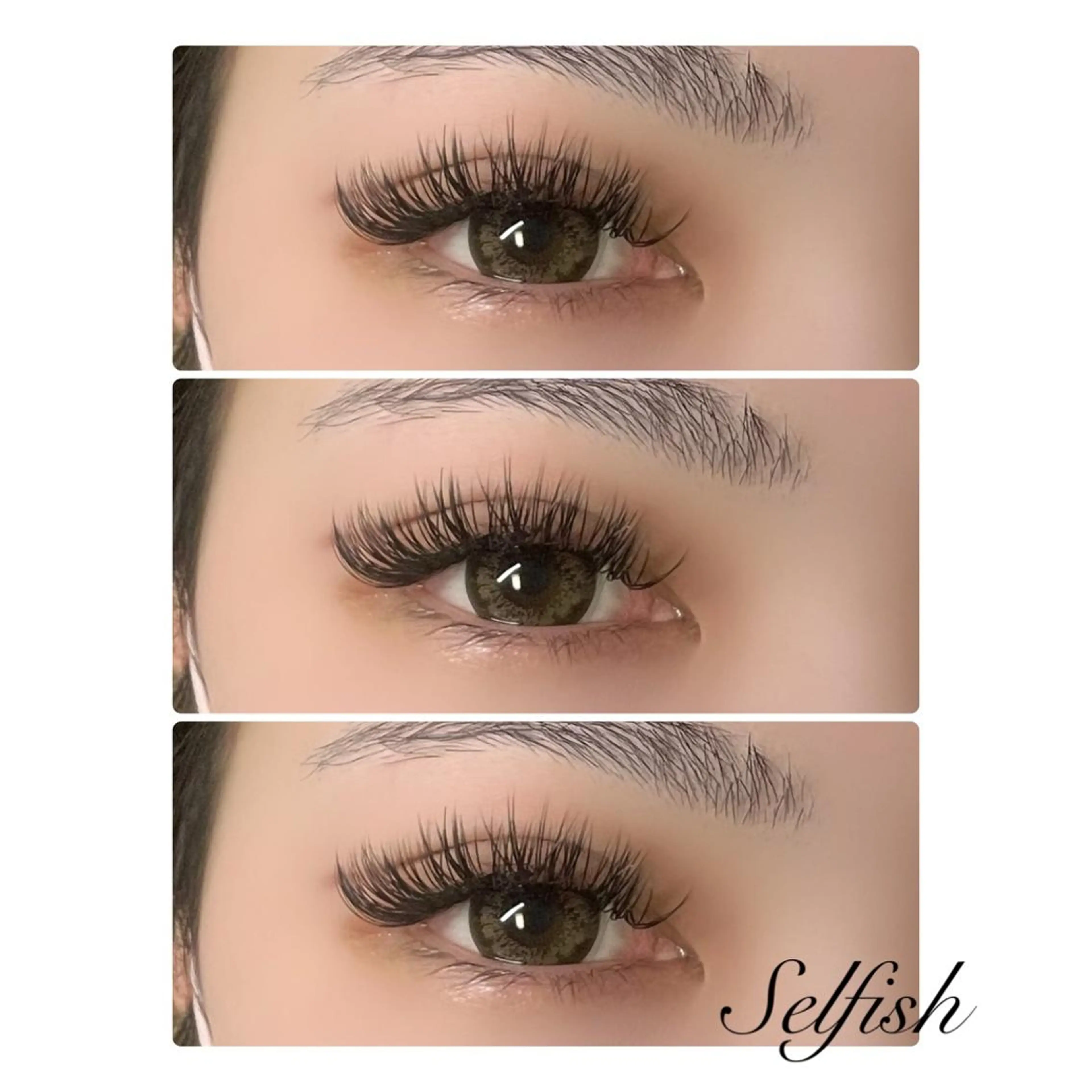 マツエク・マツパ 付け放題 フラットラッシュ マツエク eyelashsalonSelfish所属・. Selfishのマツエク・マツパデザイン