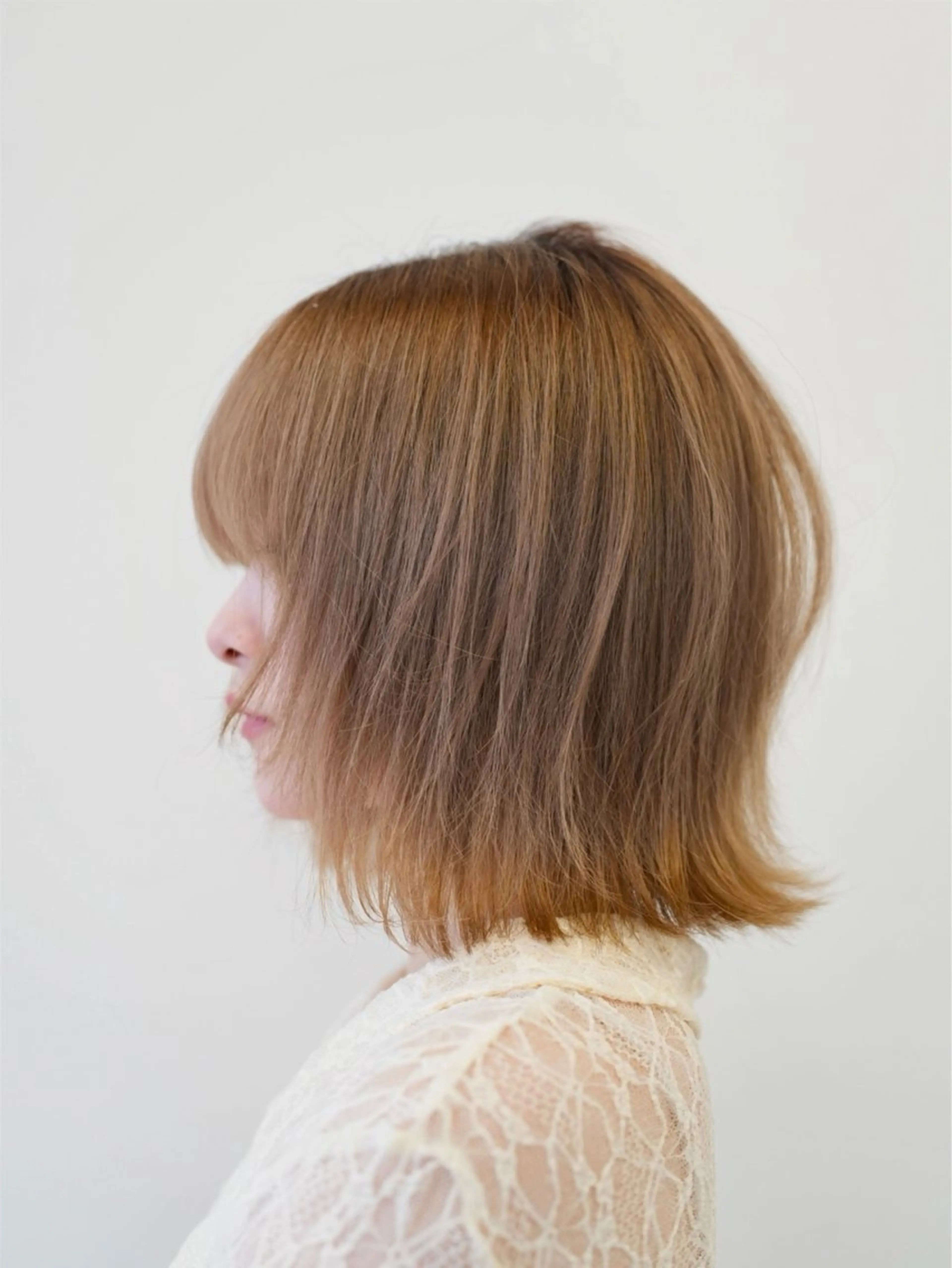 ミディアム ボブレイヤー ボブ レイヤーカット SiSTA 自由が丘所属・自由ヶ丘 ボブ/レイヤーのヘアスタイル