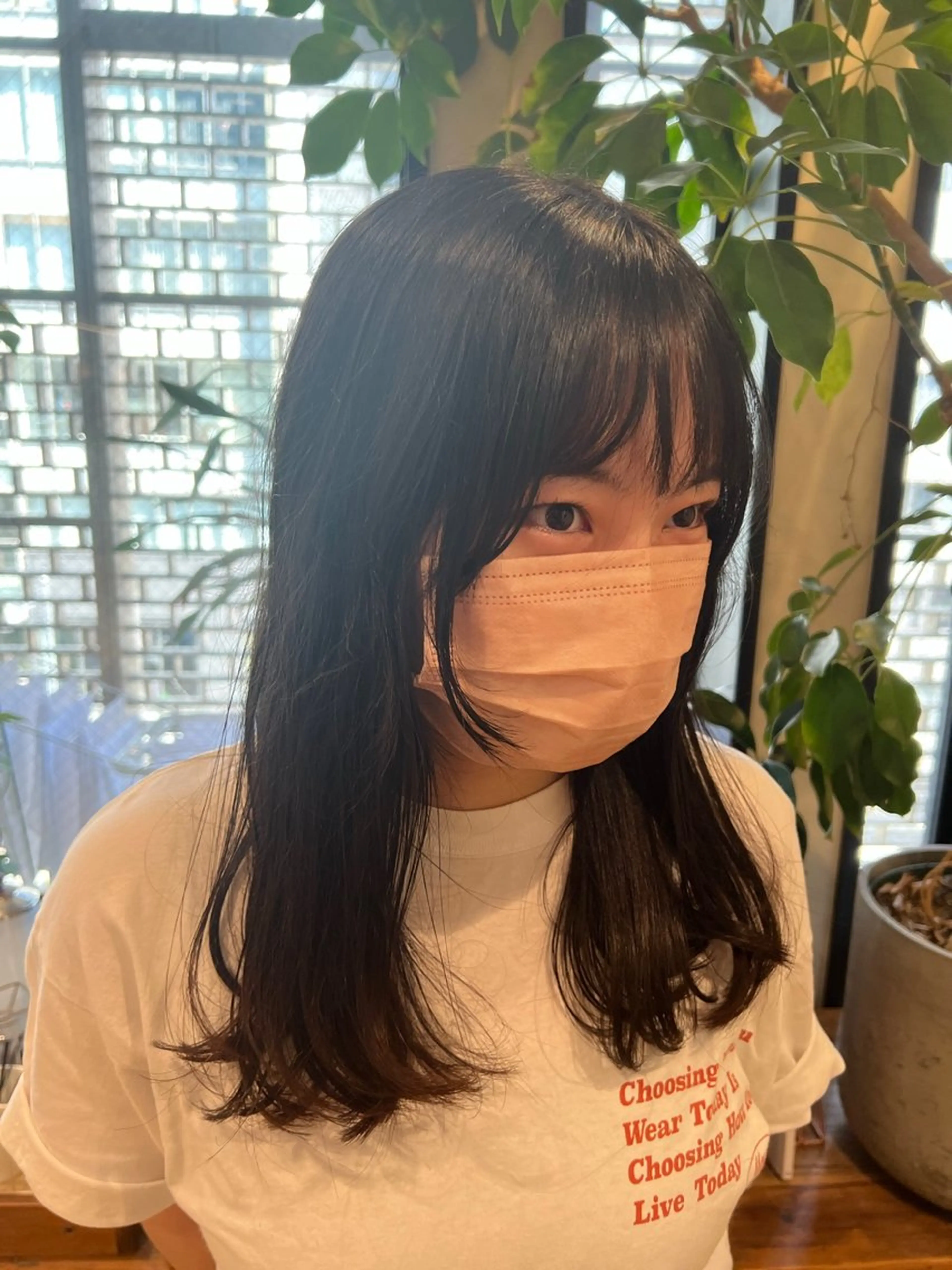 セミロング TRICCA 銀座所属・奏羽　"ショート ・ボブ ・レイヤー"のヘアスタイル
