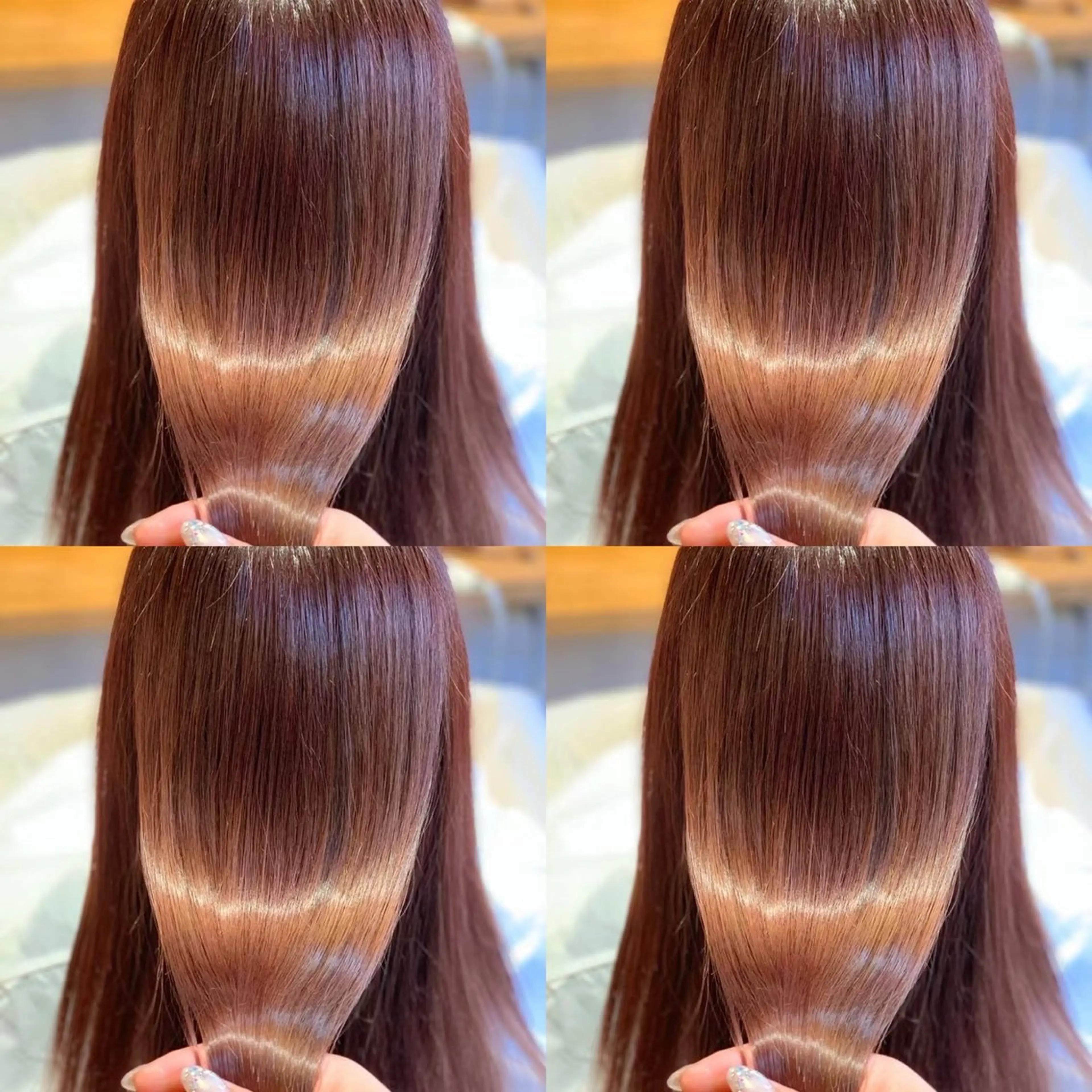 ロング カラー ヘアカラー トリートメント 韓国レイヤー/ ハッシュカットひかるのヘアスタイル