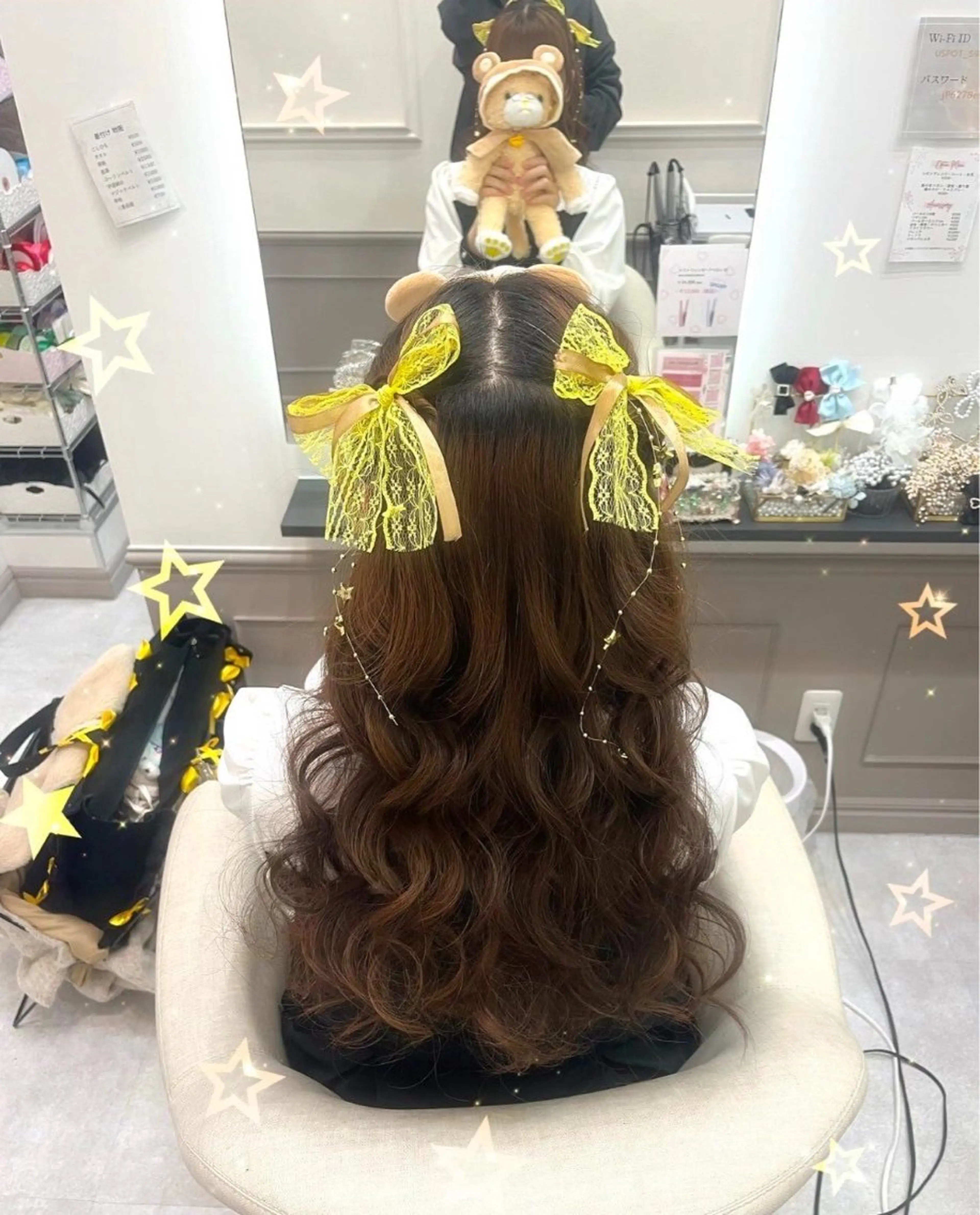ヘアアレンジ lien eriiのヘアスタイル