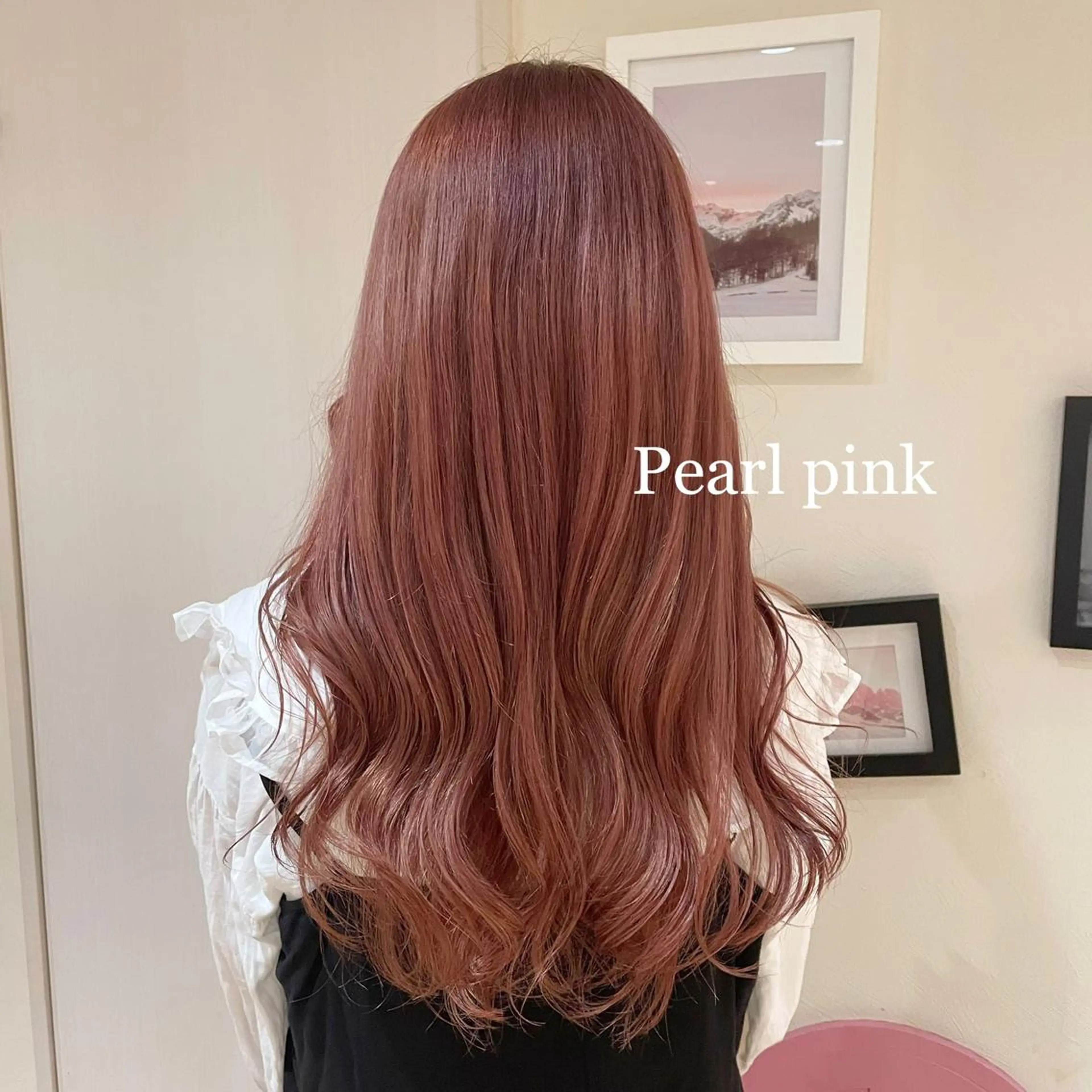 ロング 🎀韓国レイヤー🎀 顔周り　とばみかのヘアスタイル
