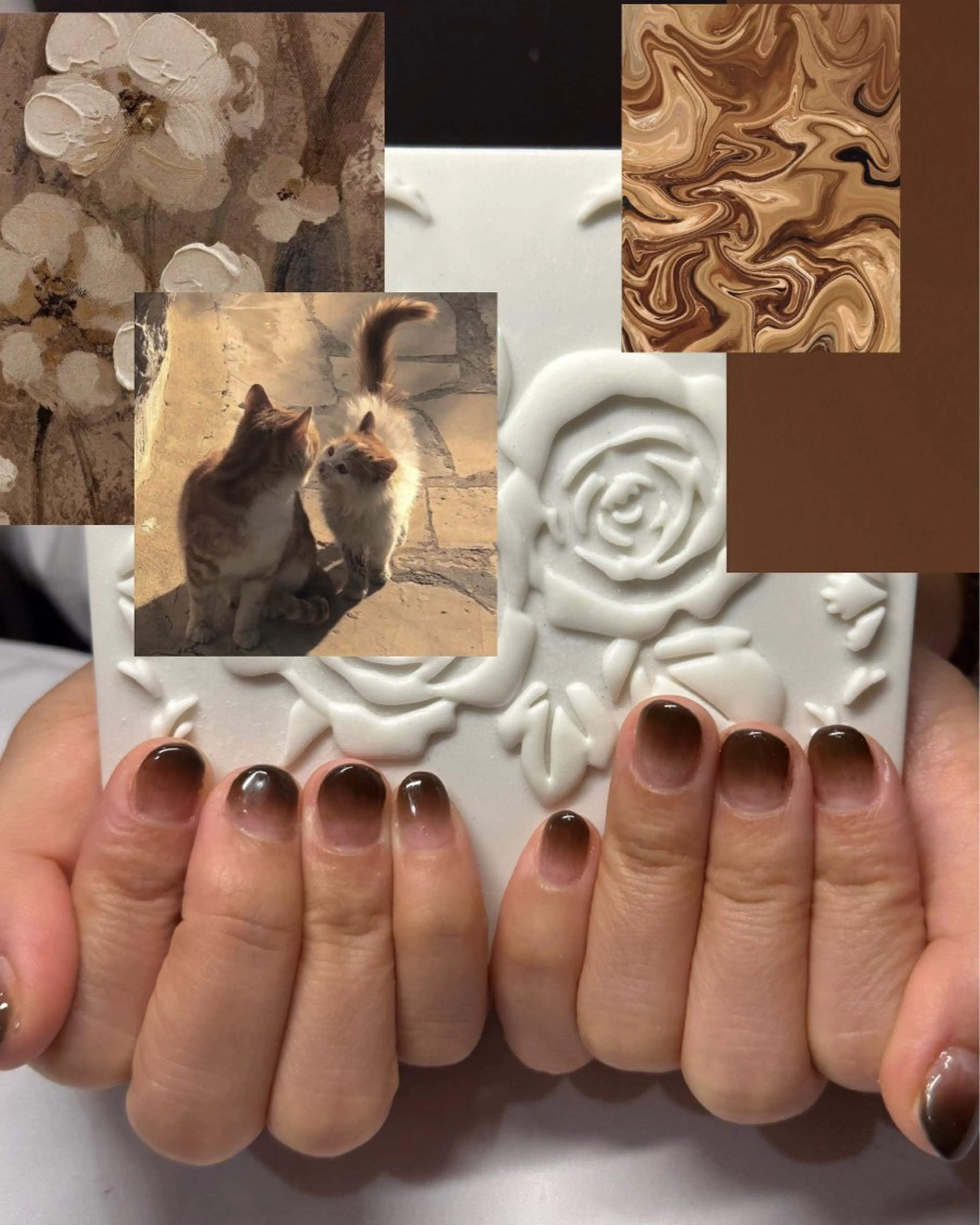 ネイル ジェルネイル グラデーション Angelique 田中/高崎のネイルデザイン