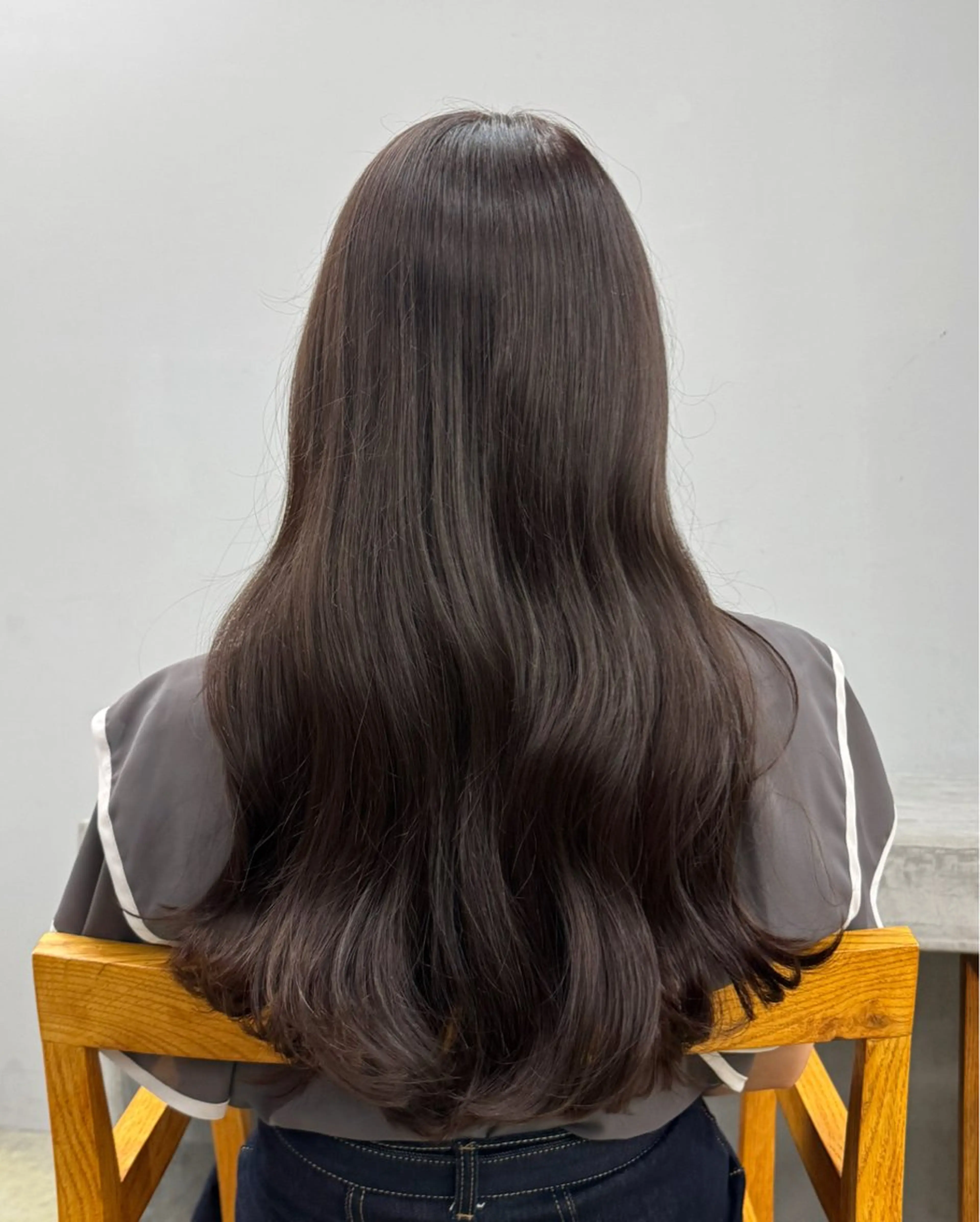 ロング カラー アディクシーカラー イルミナカラー カット ヘアカラー Dijon渋谷所属・珠貴/透明感カラー /韓国ヘアのヘアスタイル
